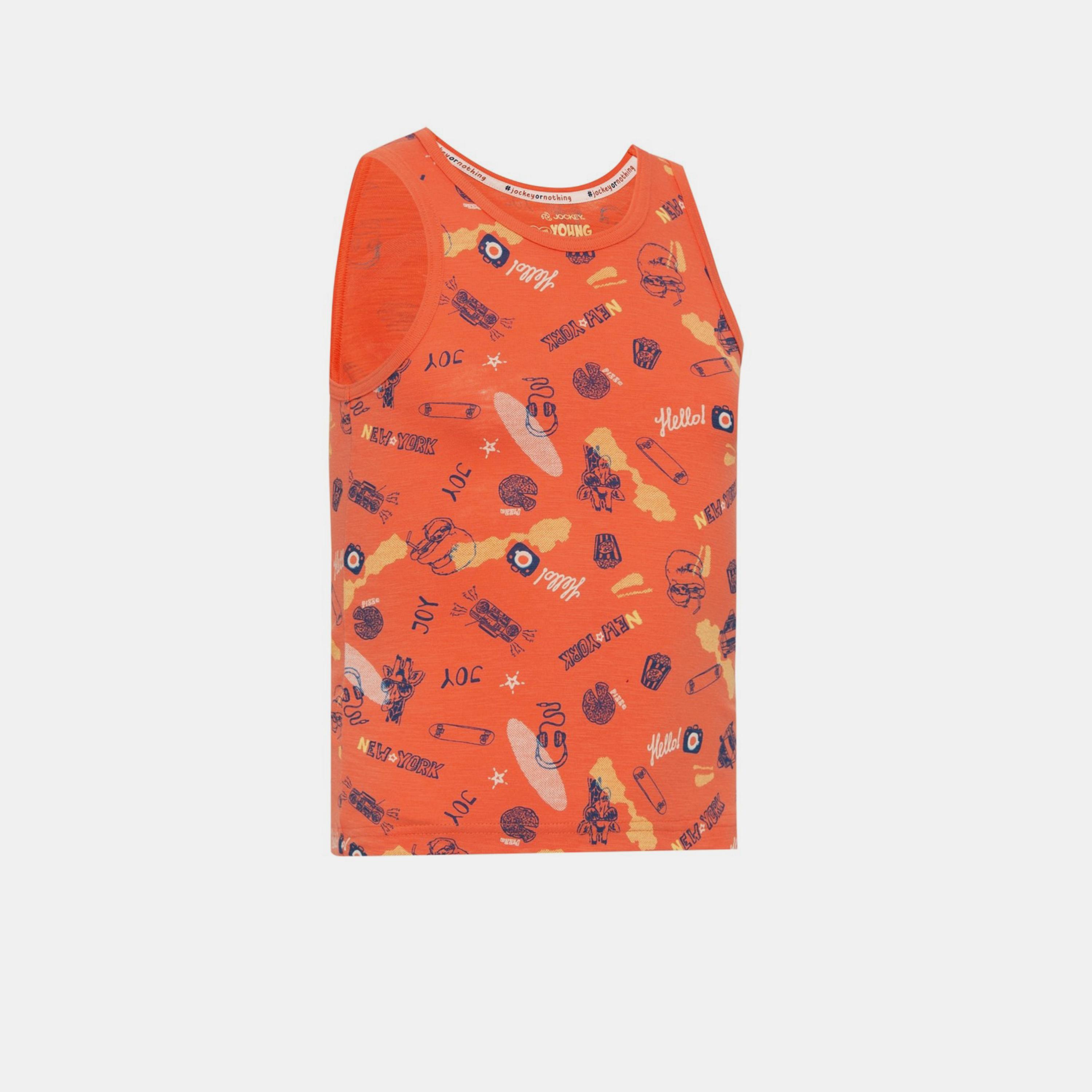Jockey Boy's Young Casuals Printed Tank top-boys-clothing-sportswear-tops-image-1