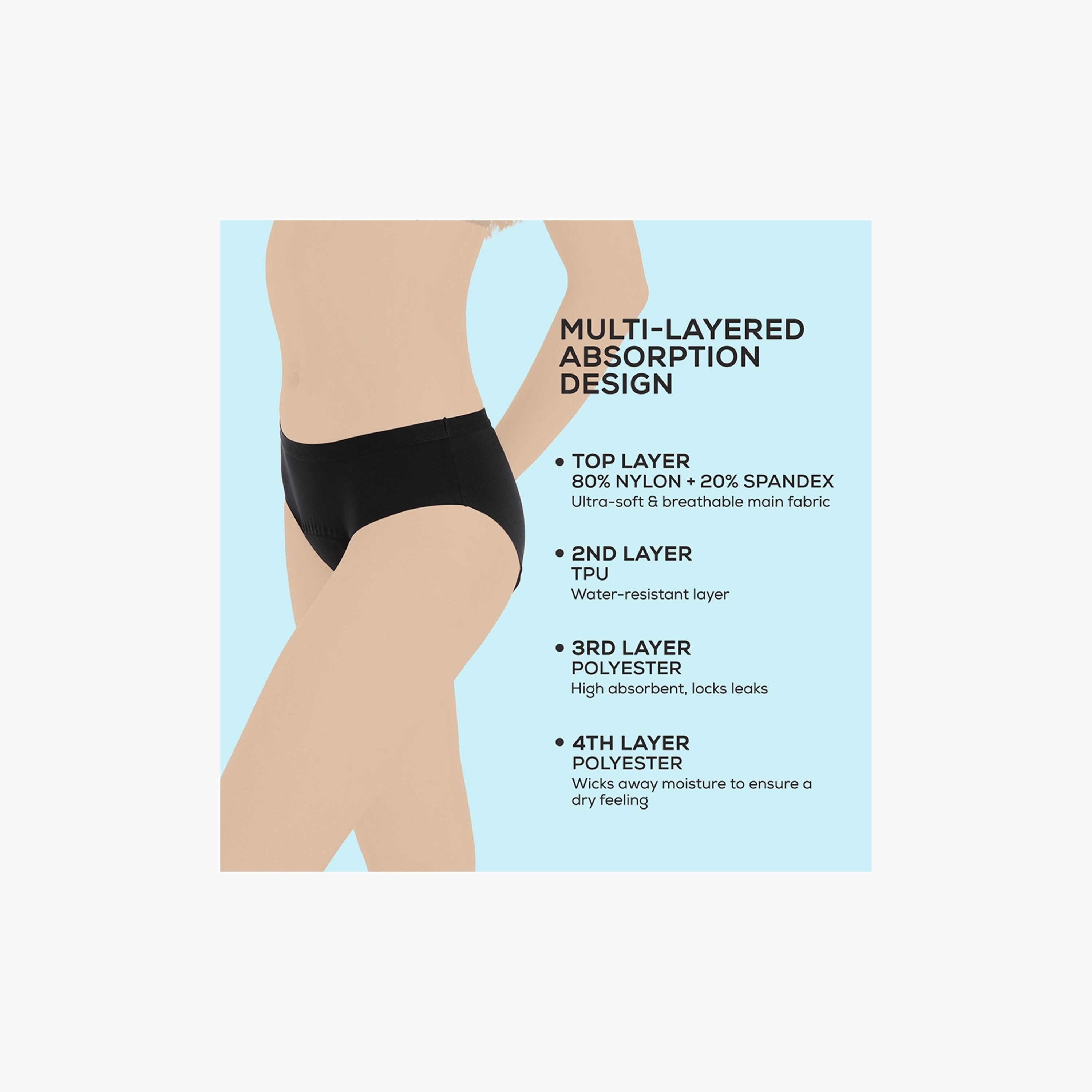 Core Comfort Flexi Period Pants, Black-girls-clothing-innerwear-panties-image-3
