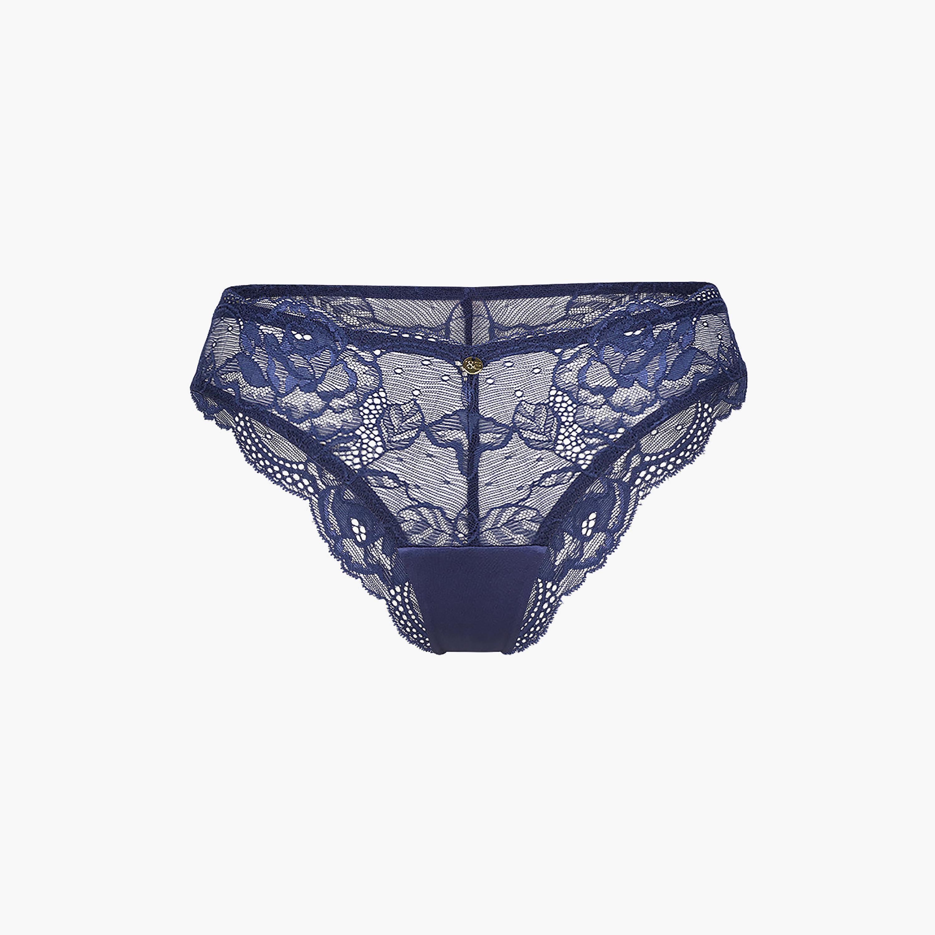 ملابس داخلية شيكي نسائي دانتيل مثير بتغطية متوسطة من إيسلا اند إيفي-women-clothing-lingerie-panties-image-1