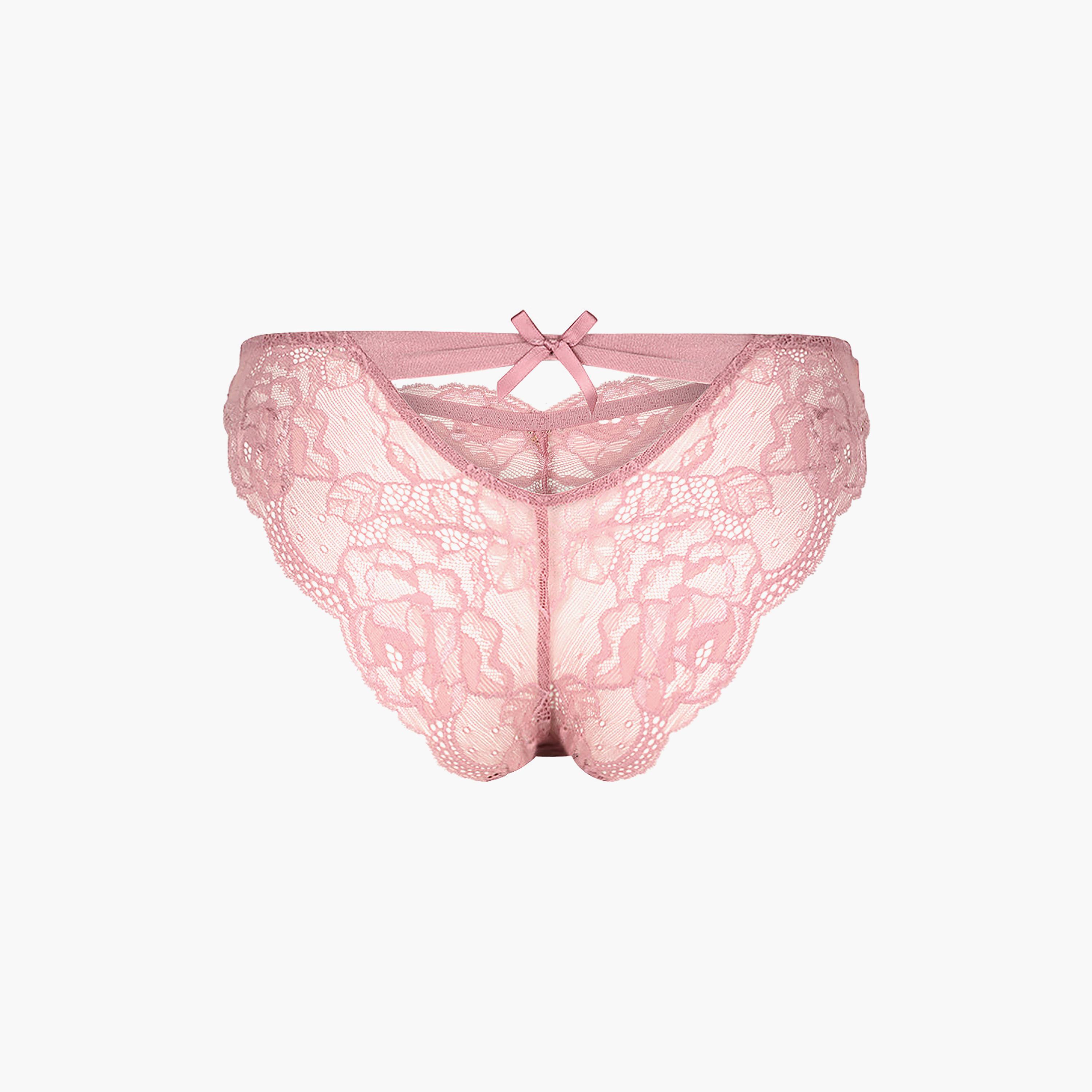 Isla & Evie Sexy Lace Medium Coverage Women's Bikini Panty-women-clothing-lingerie-panties-image-2
