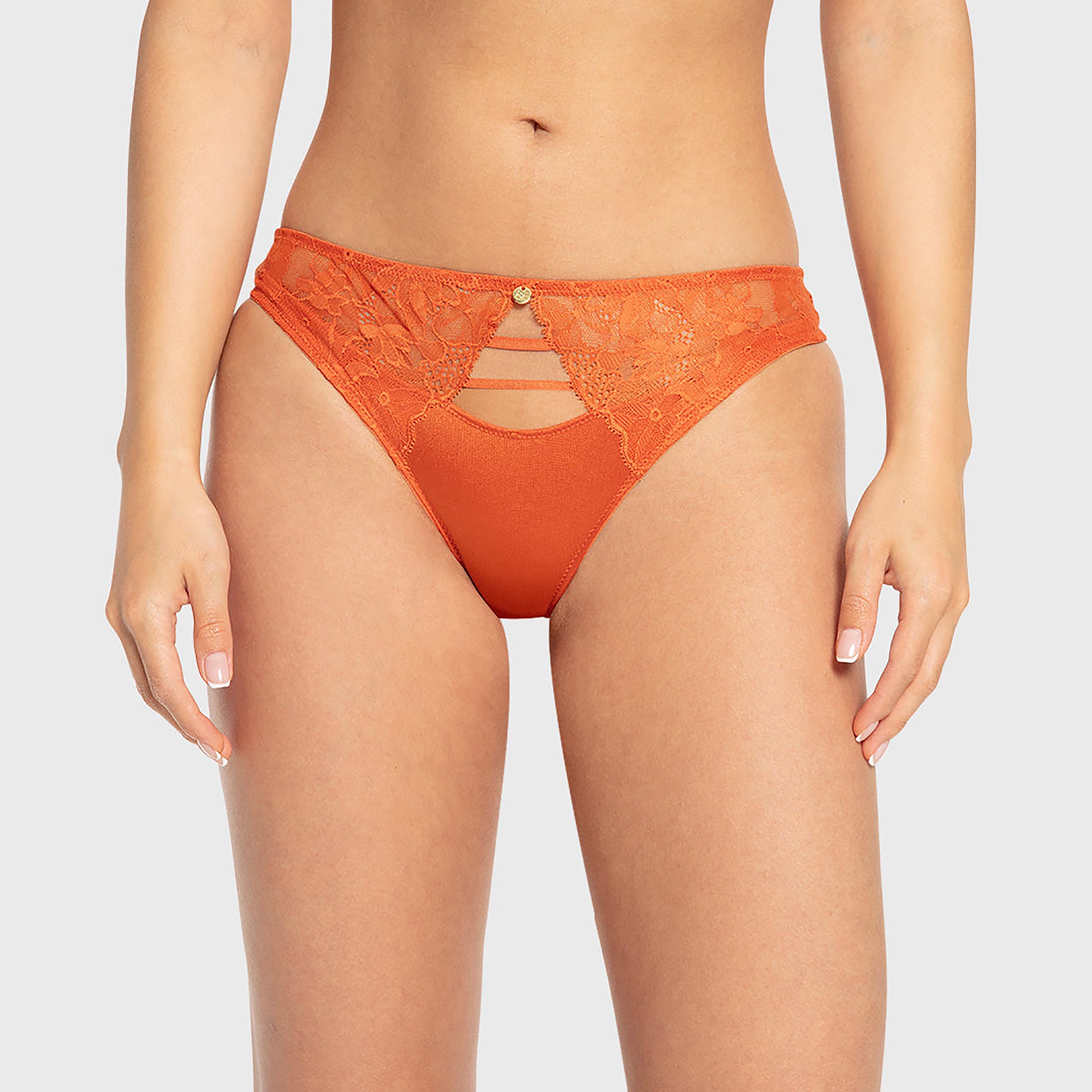 سروال داخلي نسائي شيكي بدانتيل زهور وتغطية متوسطة سيكسي فاشن من إيسلا آند إيفي-women-clothing-lingerie-panties-image-5