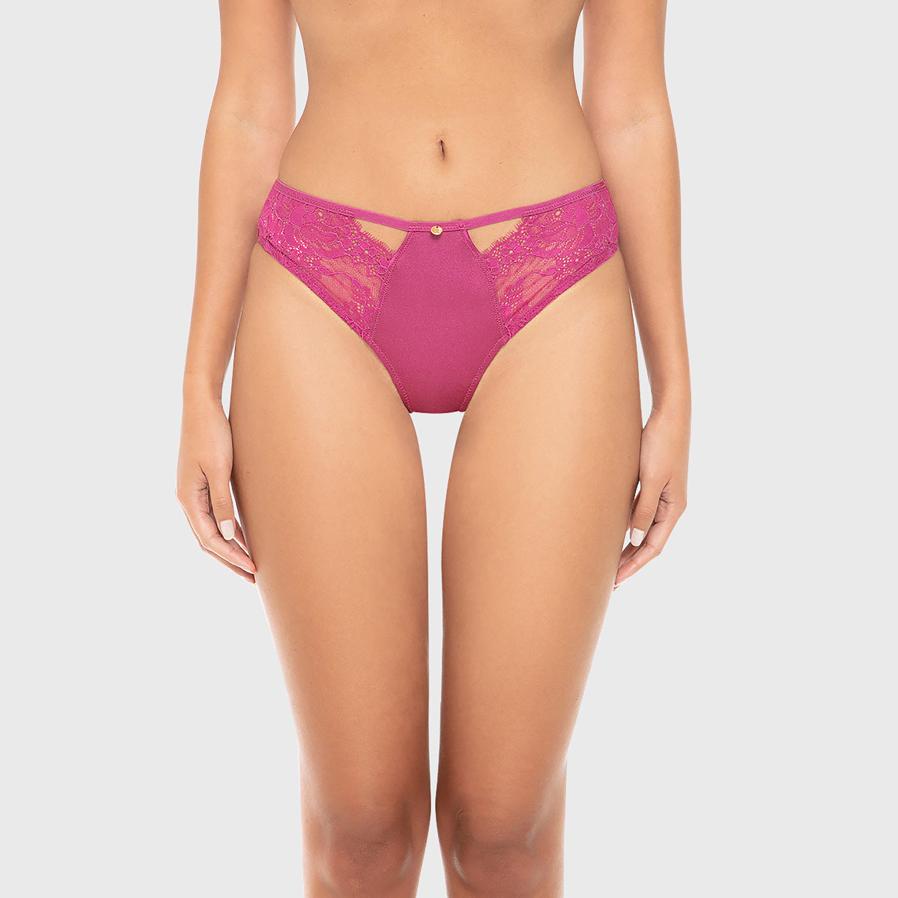 ملابس داخلية شيكي نسائي دانتيل بتغطية متوسطة لوكس فاشن من إيسلا اند إيفي-women-clothing-lingerie-panties-image-1