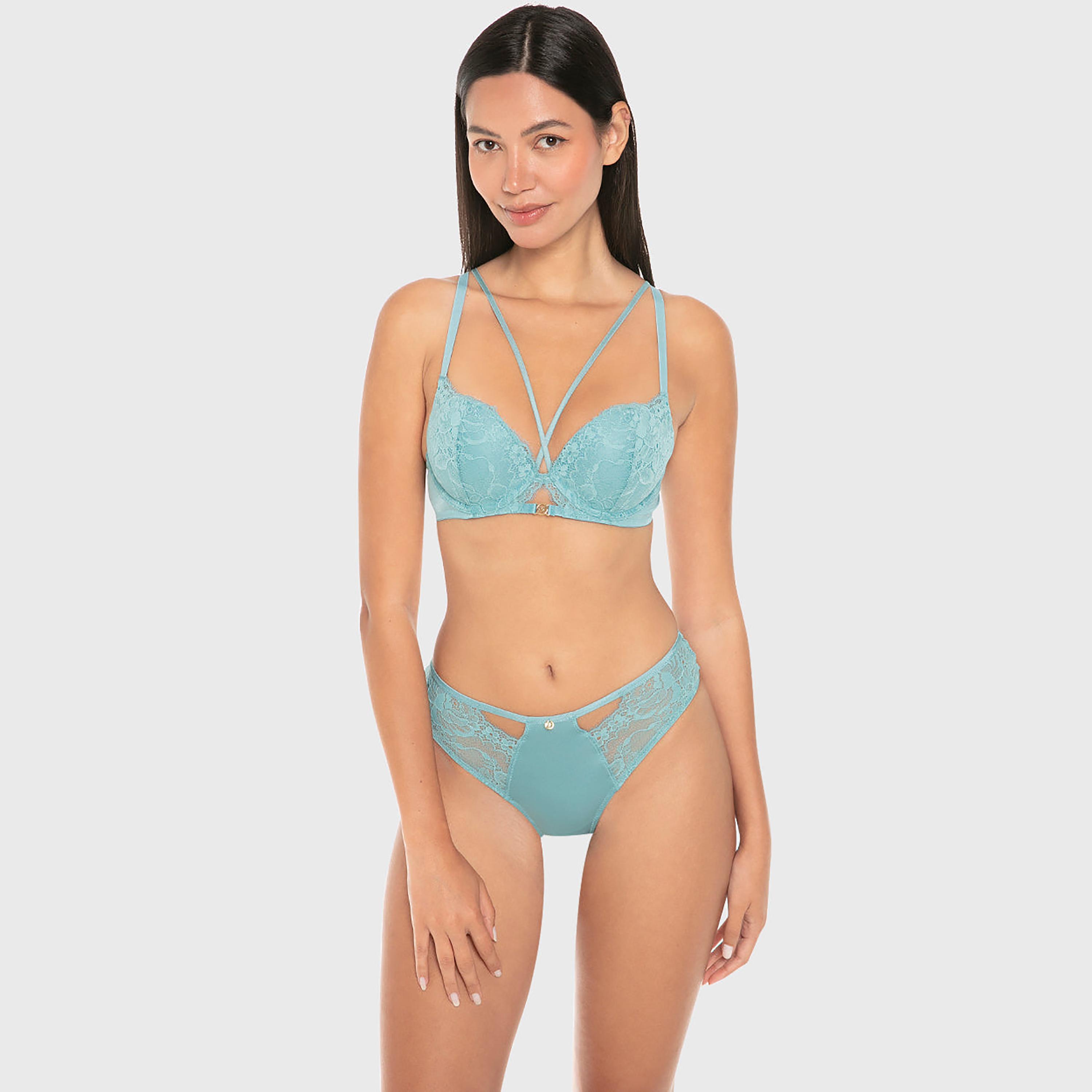 Isla & Evie Luxe Fashion Lace Medium Coverage Women's Cheeky Panty-women-clothing-lingerie-panties-image-2