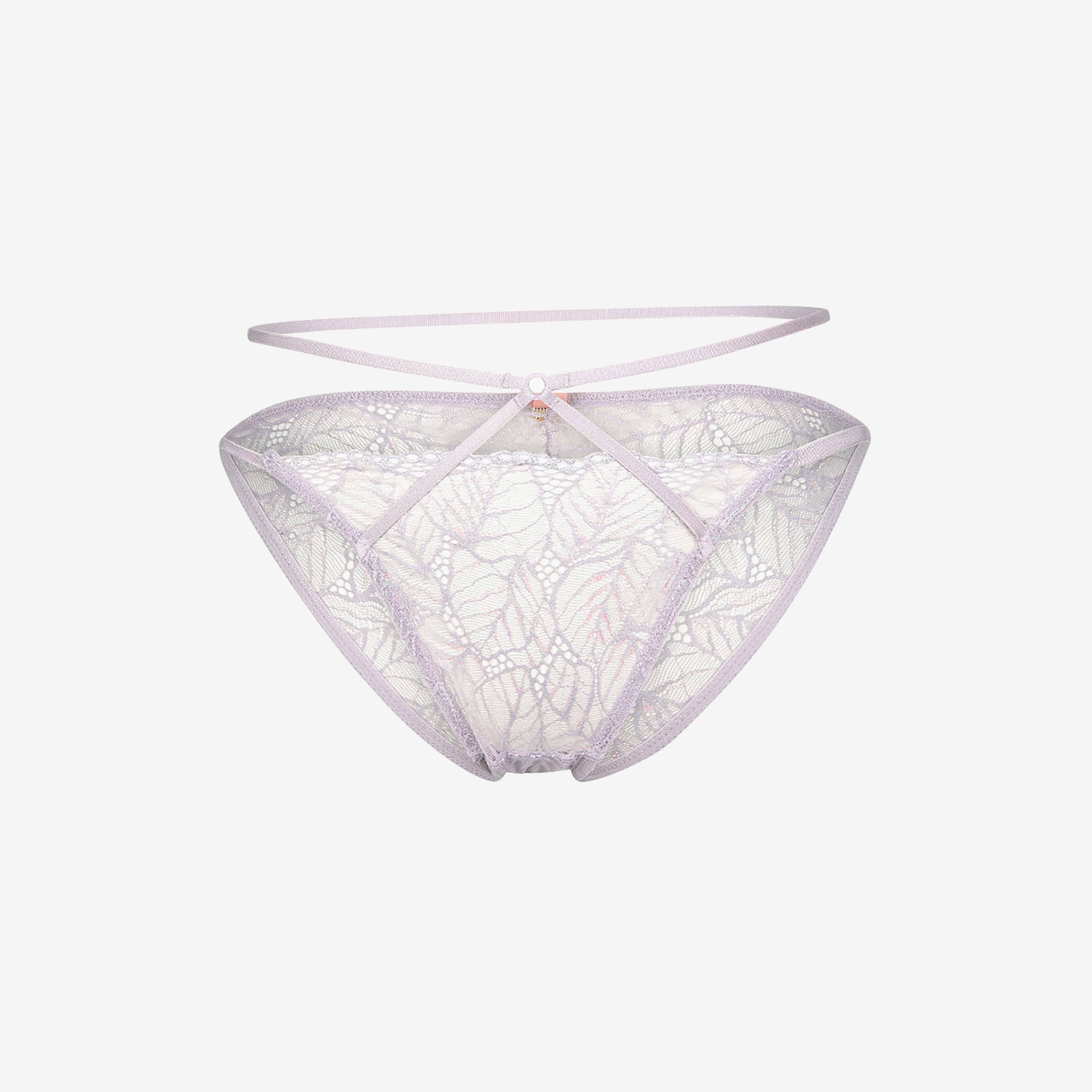 ملابس داخلية بيكيني نسائي دانتيل بتغطية منخفضة لوكس فاشن من إيسلا اند إيفي-women-clothing-lingerie-panties-image-1