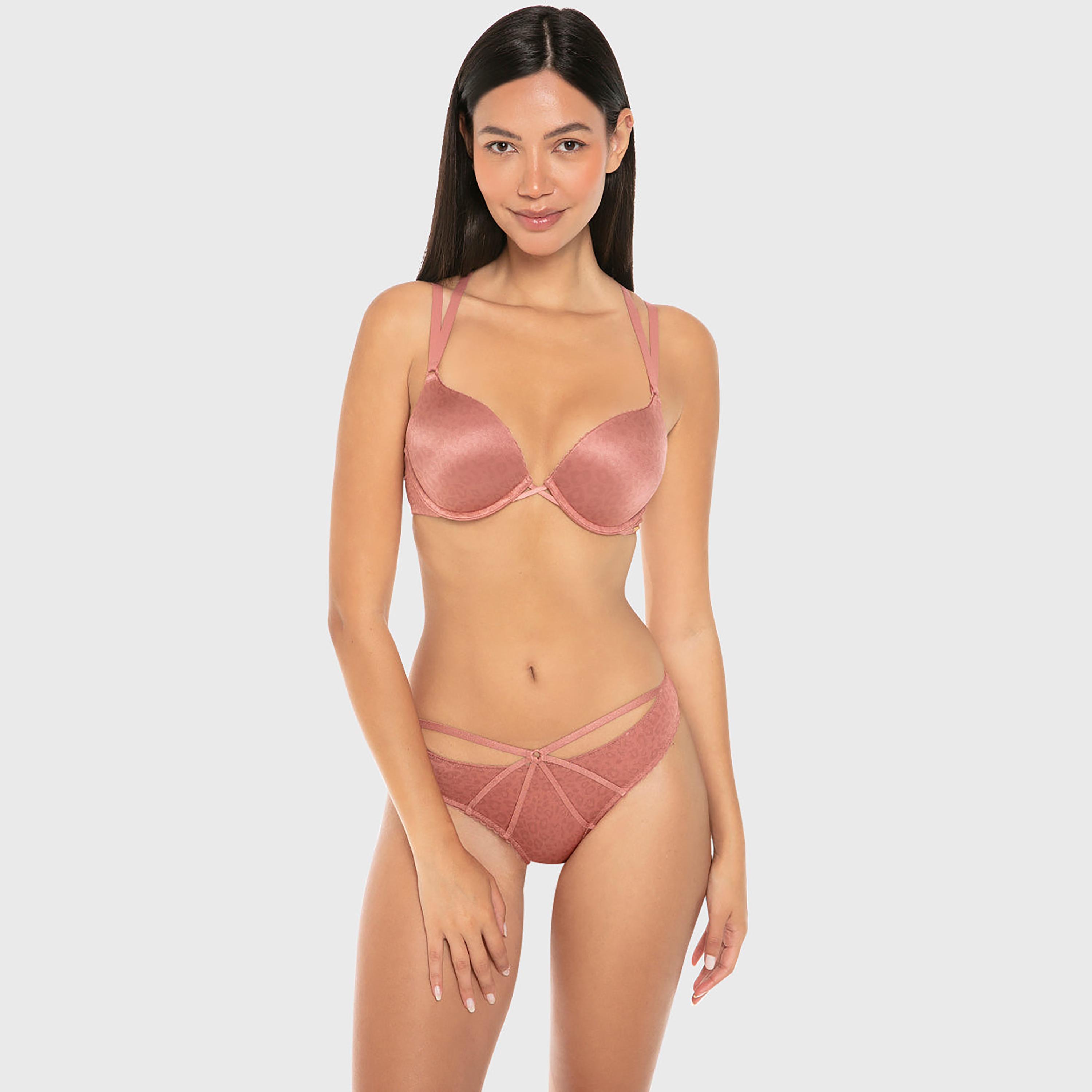 Isla & Evie Animal Print Medium Coverage Women's Cheeky Panty-women-clothing-lingerie-panties-image-2