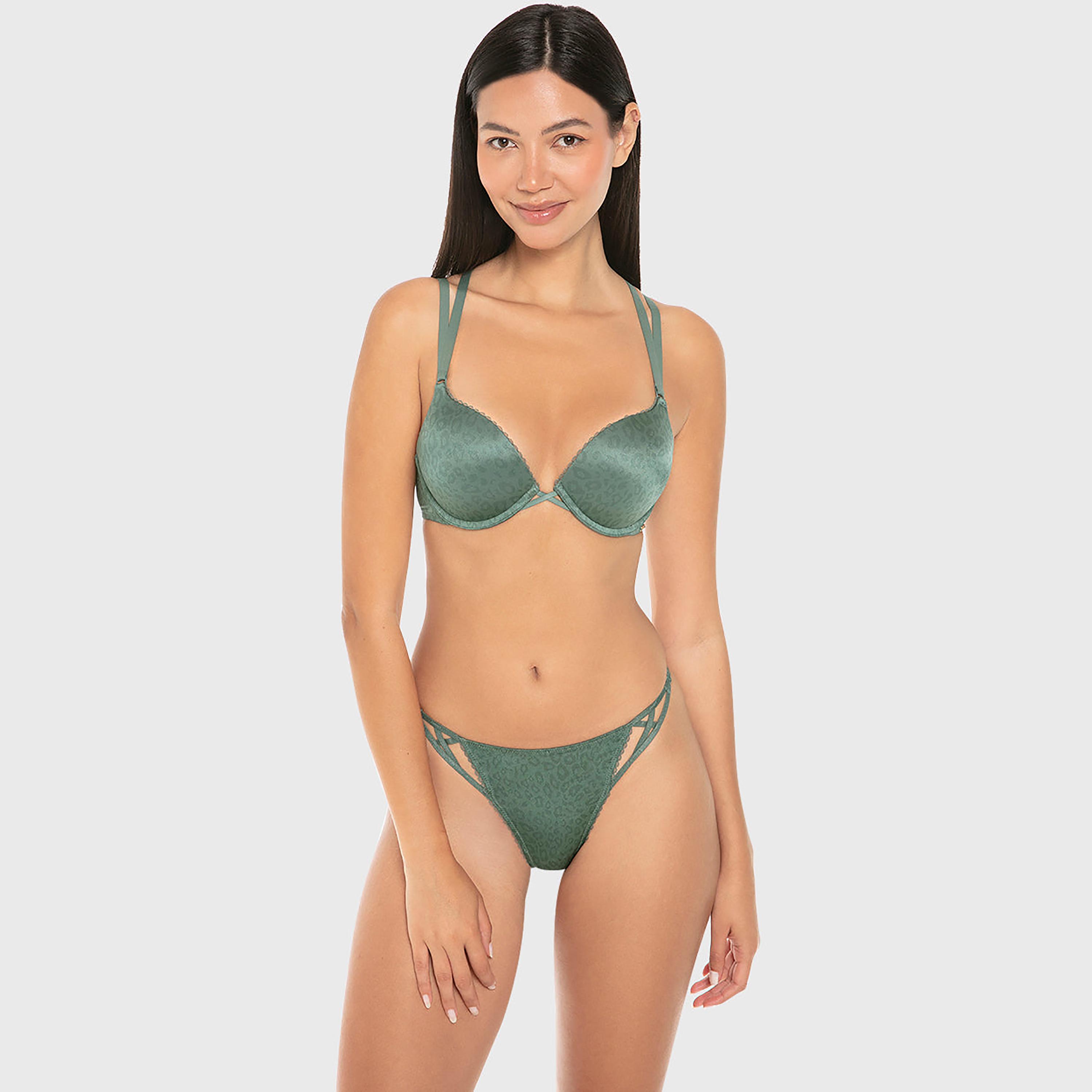 ملابس داخلية ثونغ نسائي بنقشة حيوانات بتغطية منخفضة من إيسلا اند إيفي-women-clothing-lingerie-panties-image-2