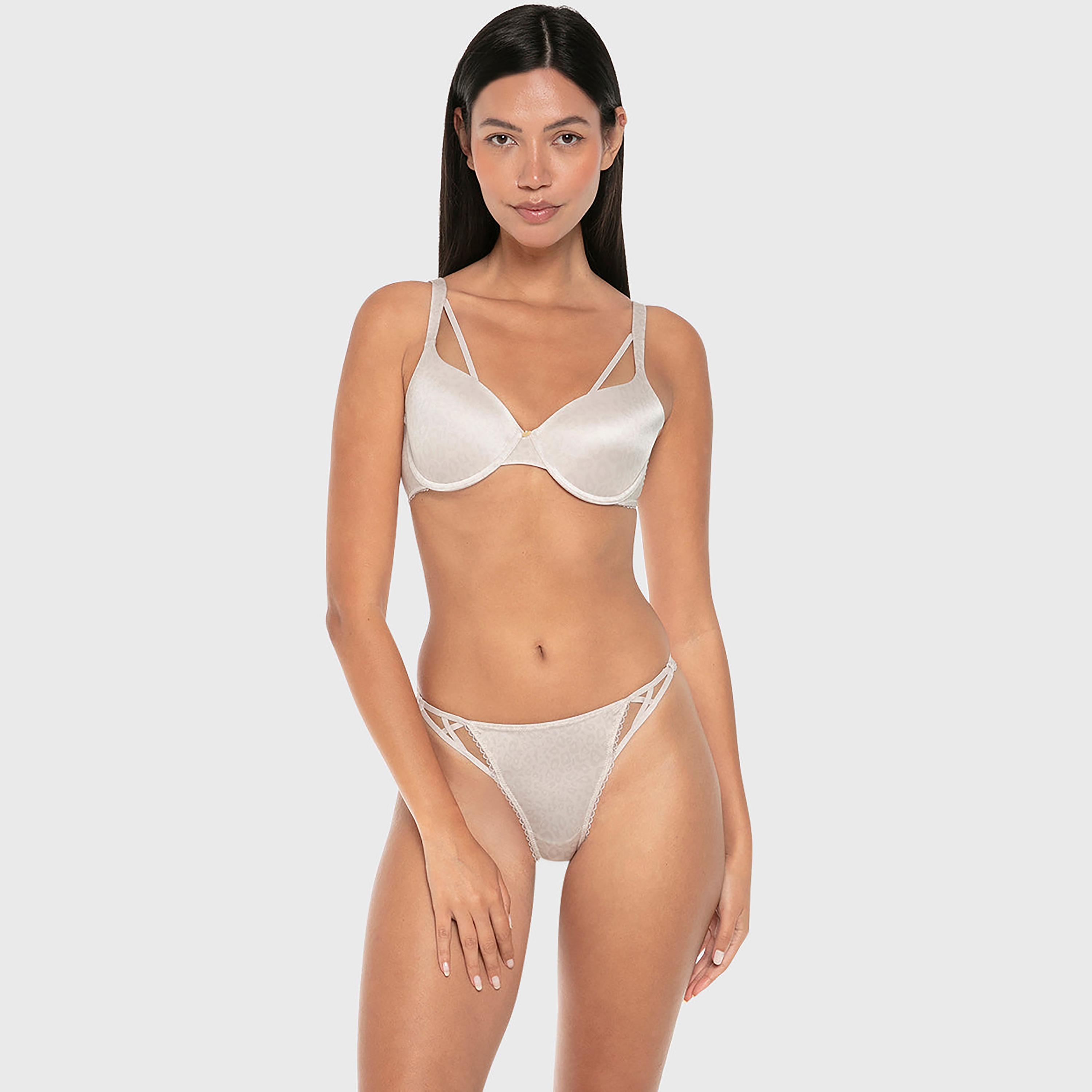 ملابس داخلية ثونغ نسائي بنقشة حيوانات بتغطية منخفضة من إيسلا اند إيفي-women-clothing-lingerie-panties-image-2