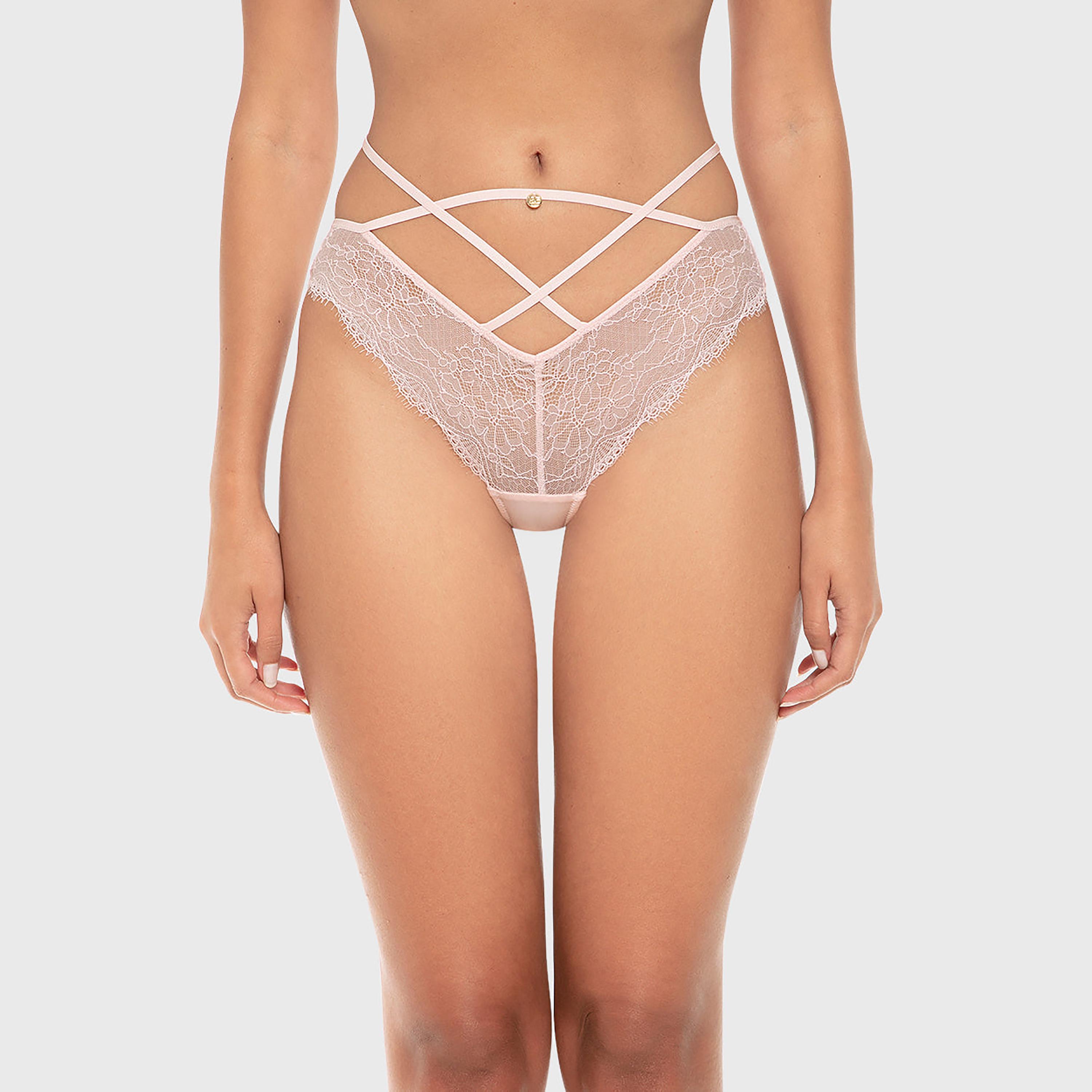 Isla & Evie Luxe Fashion Lace Medium Coverage Women's Cheeky Panty-women-clothing-lingerie-panties-image-1