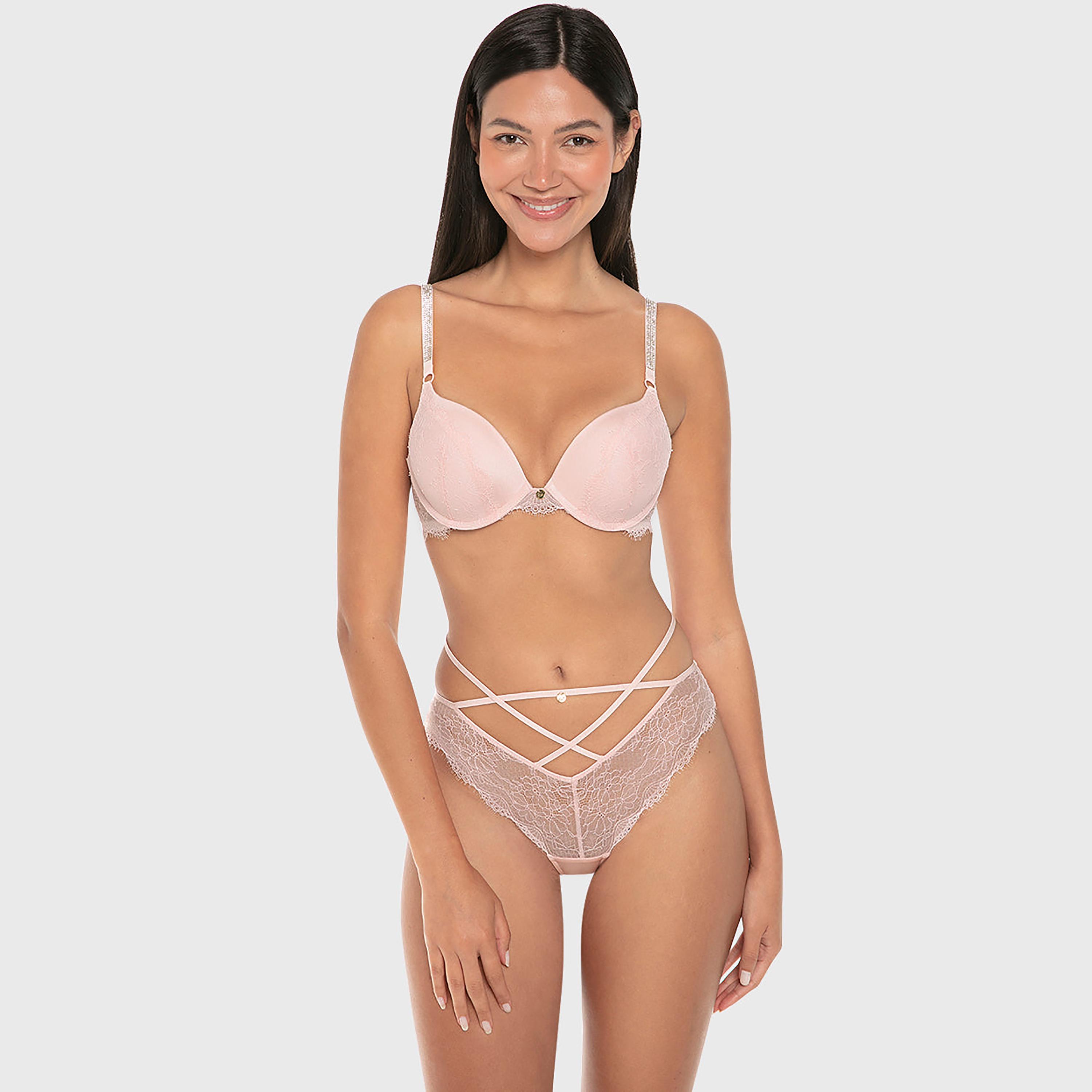 Isla & Evie Luxe Fashion Lace Medium Coverage Women's Cheeky Panty-women-clothing-lingerie-panties-image-2