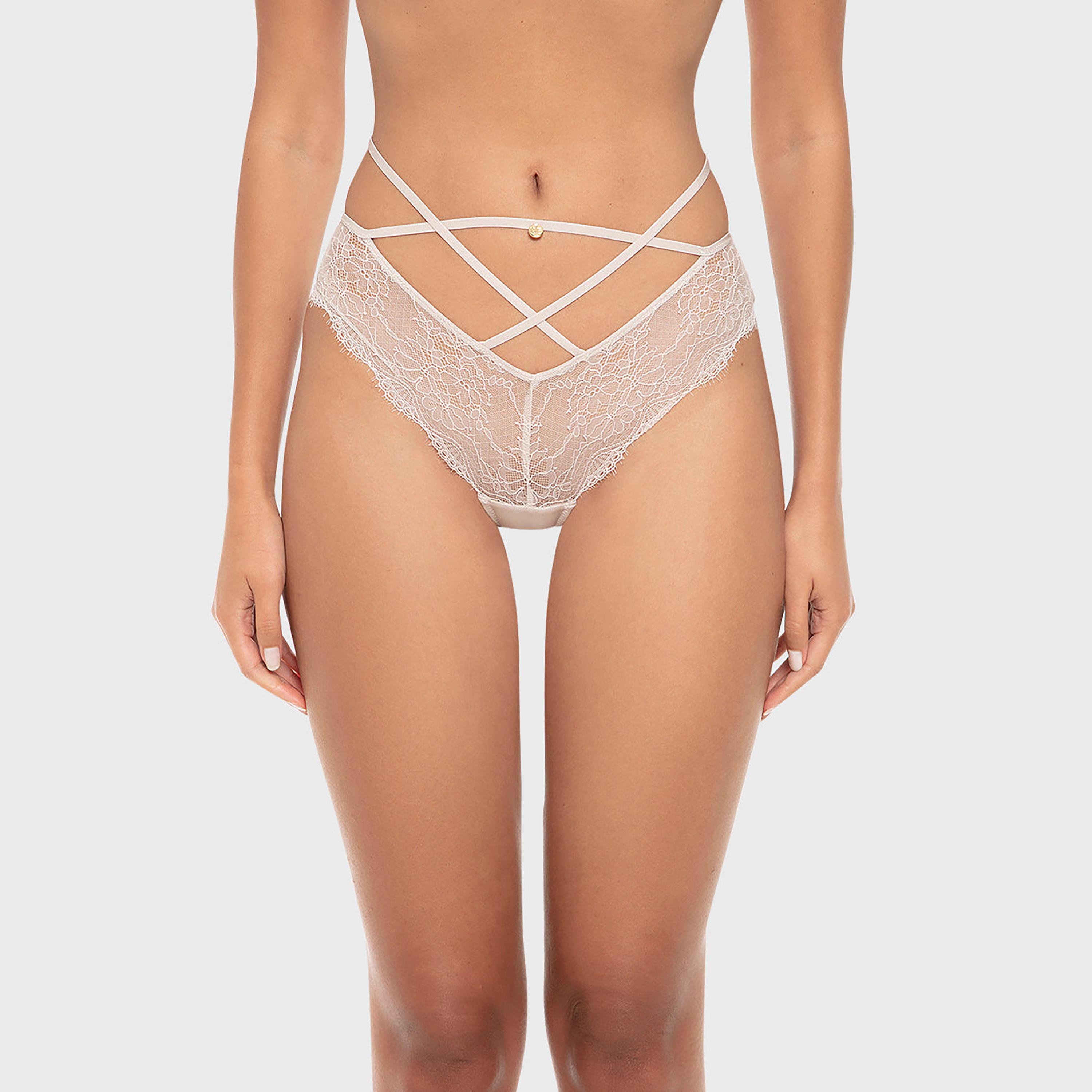 Isla & Evie Luxe Fashion Lace Medium Coverage Women's Cheeky Panty-women-clothing-lingerie-panties-image-1