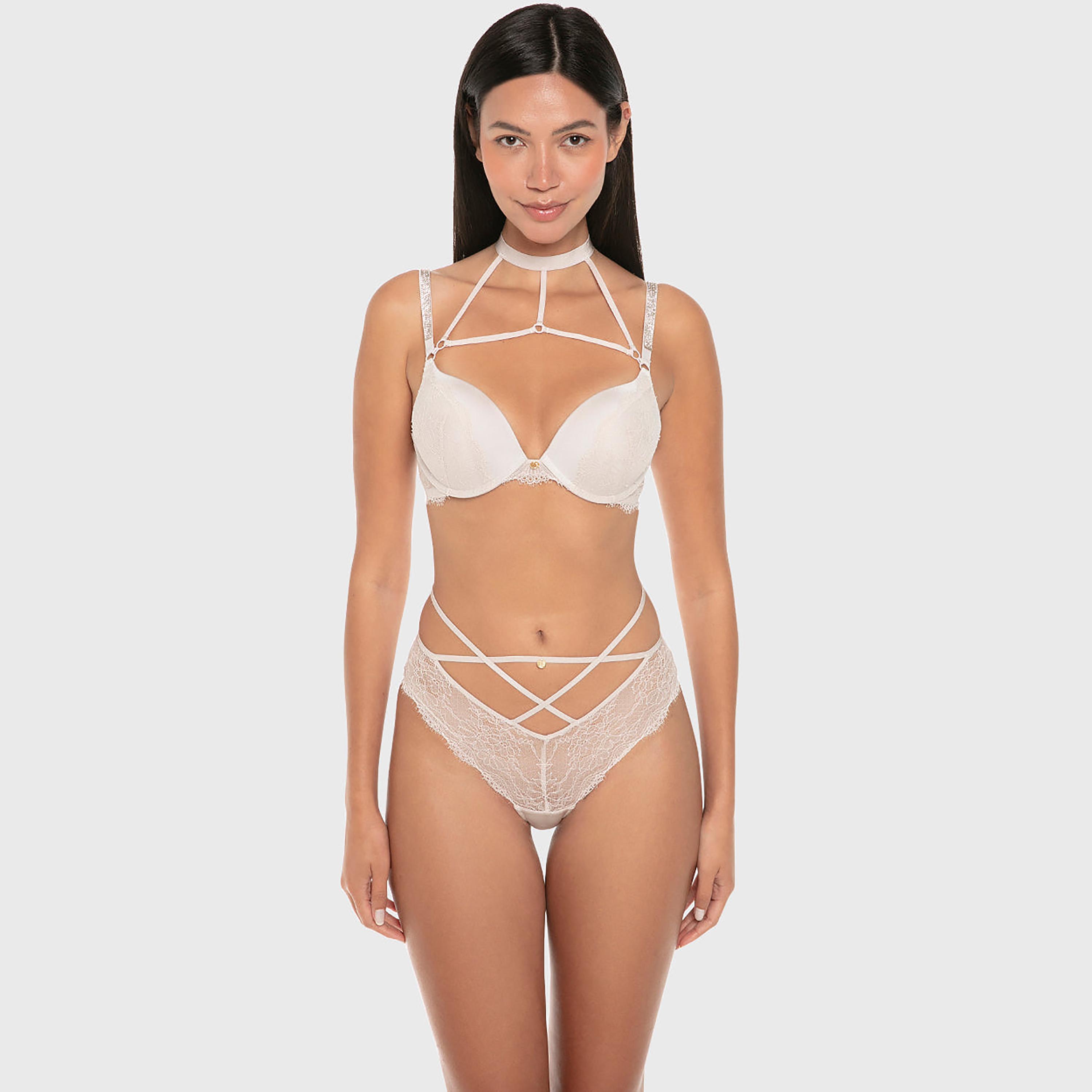 Isla & Evie Luxe Fashion Lace Medium Coverage Women's Cheeky Panty-women-clothing-lingerie-panties-image-2