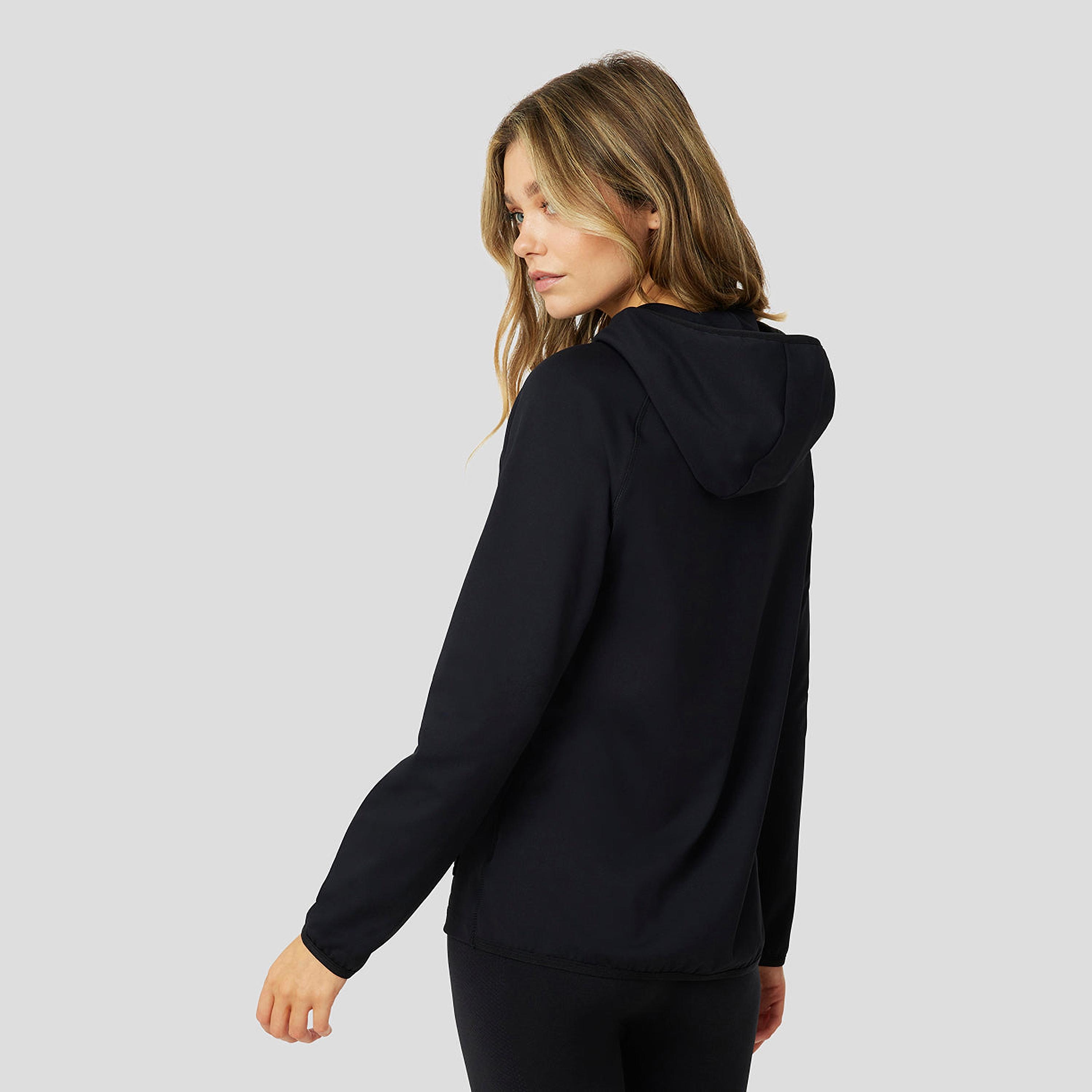 سترة نسائية من Castore ذات قلنسوة وأكمام طويلة وطبقة متوسطة بسحاب 1/4 من Protek-women-clothing-hoodiesandsweatshirts-hoodies-image-2