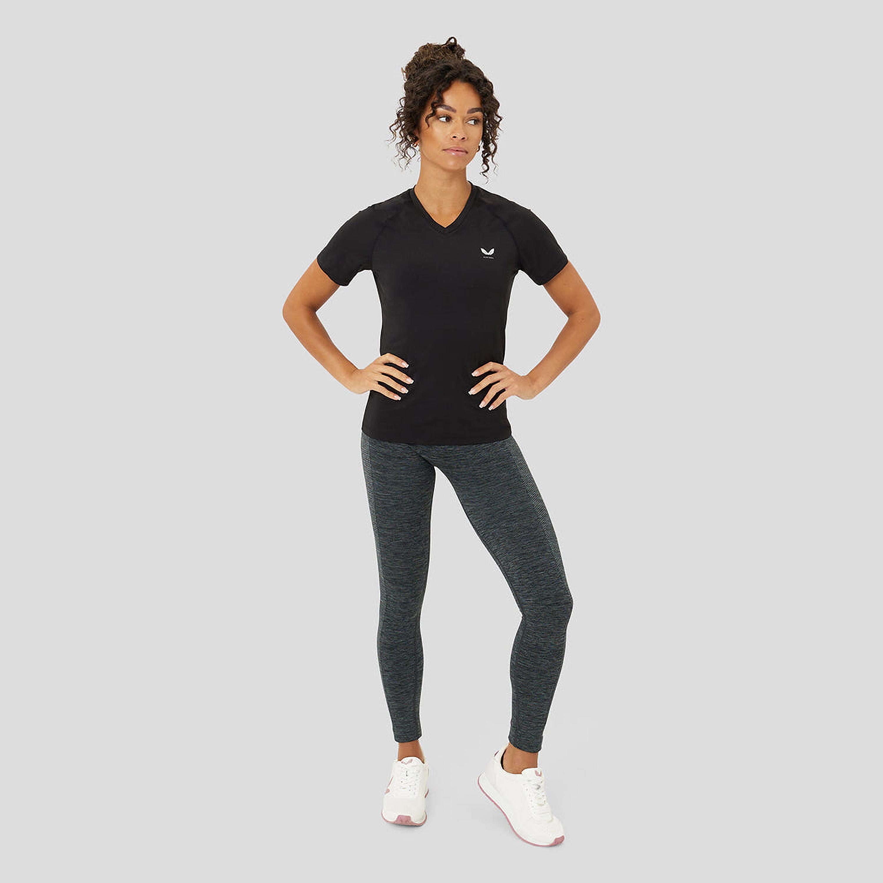 Castore Women's Logo V-Neck Short Sleeves Protek Training Tee-sports-women-clothing-tshirtsandvests-image-3