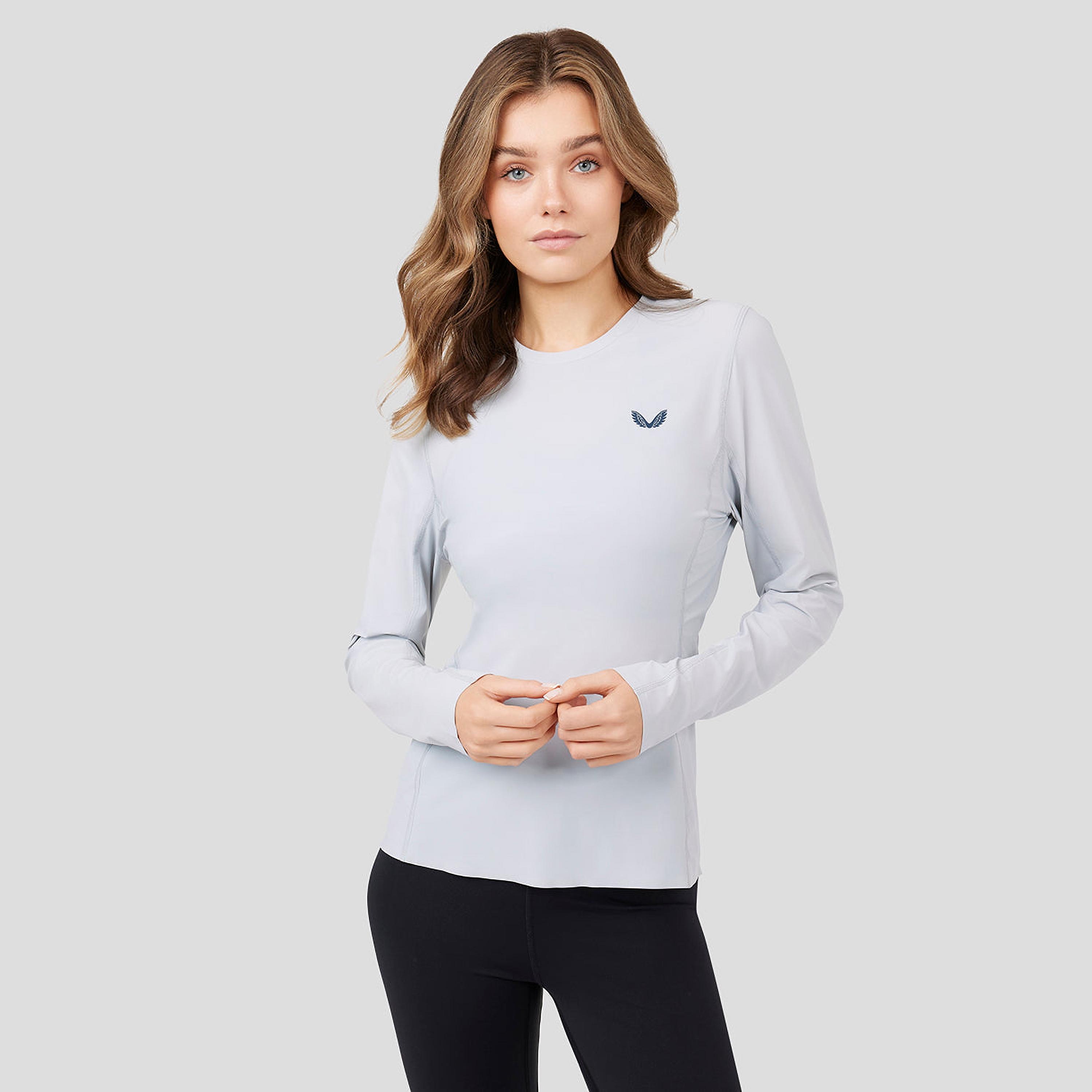 تيشيرت تدريب Metatek للسيدات ذو شعار برقبة دائرية وأكمام طويلة من Castore-sports-women-clothing-tshirtsandvests-image-1