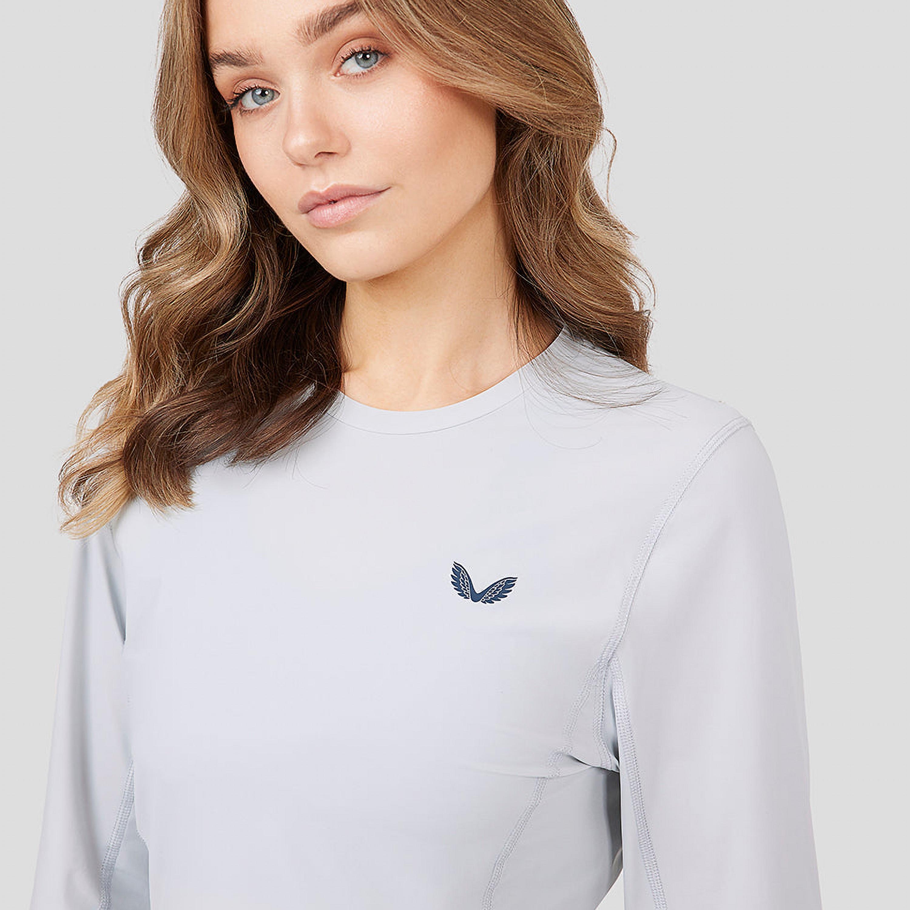 تيشيرت تدريب Metatek للسيدات ذو شعار برقبة دائرية وأكمام طويلة من Castore-sports-women-clothing-tshirtsandvests-image-4