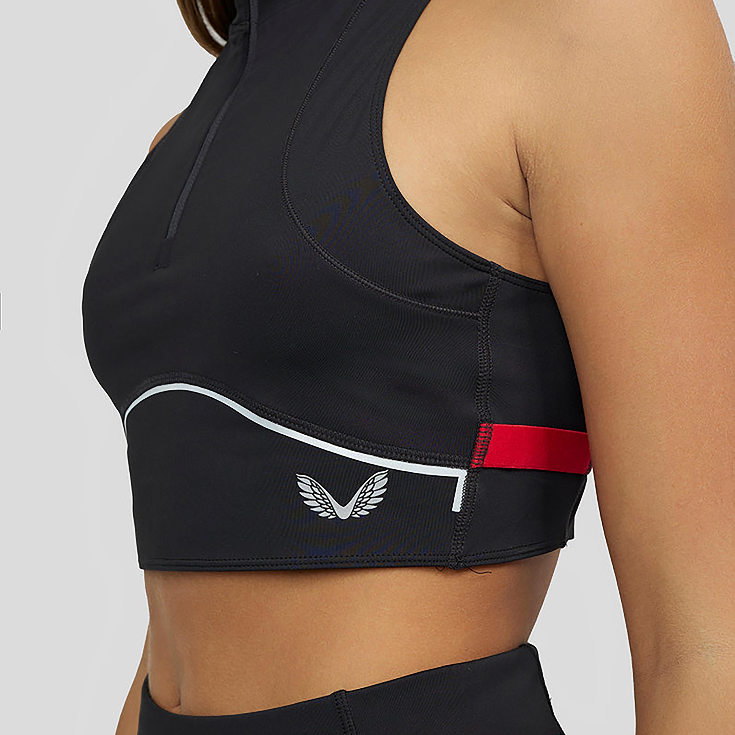 Castore Women's Halter Neck Sleeveless Ultrarun Running Crop Top -Navy-women-clothing-sportswearandactivewear-tshirtsandvests-image-4