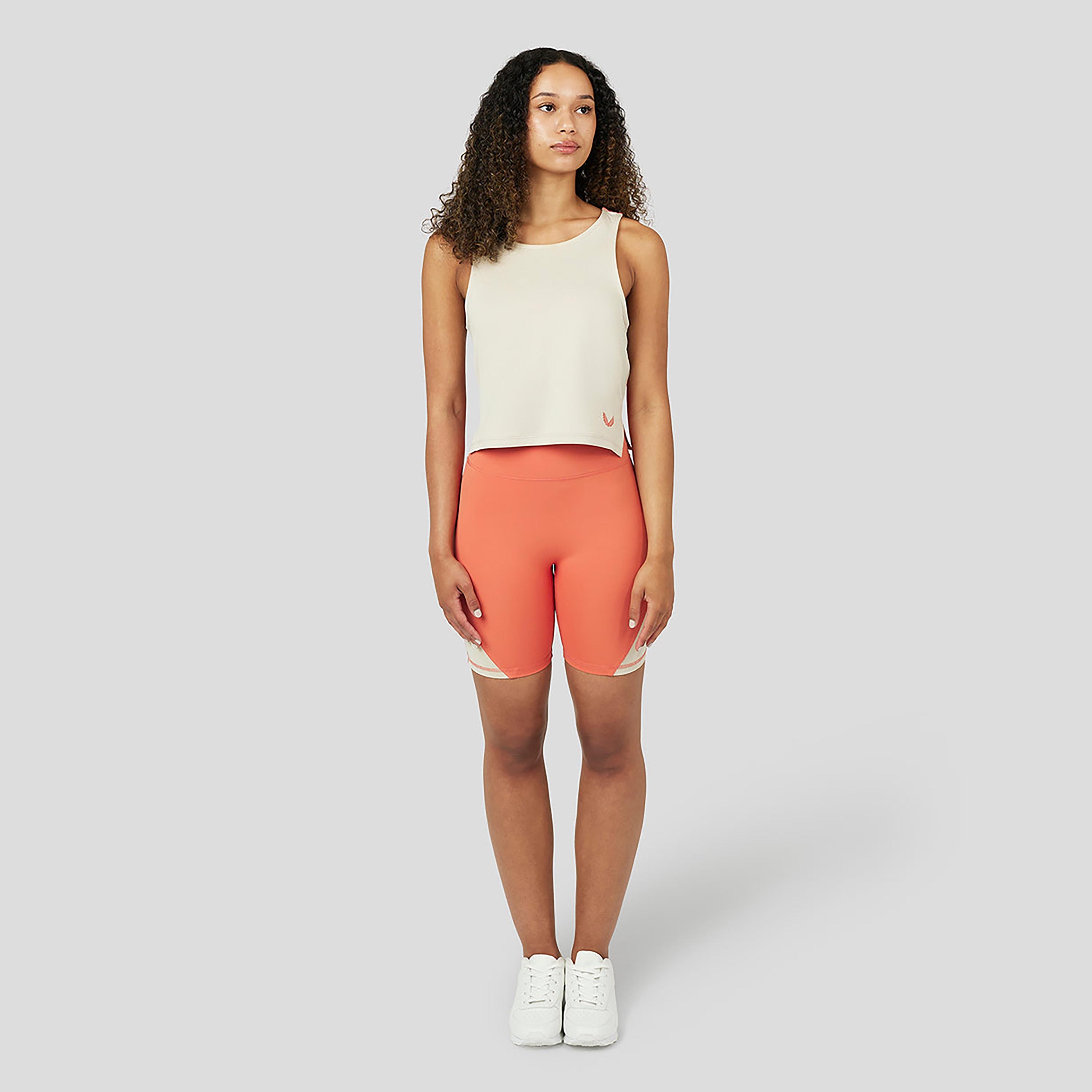 Castore Women's Round Neck Sleeveless Overlap Tank Top - White-sports-women-clothing-tshirtsandvests-image-3