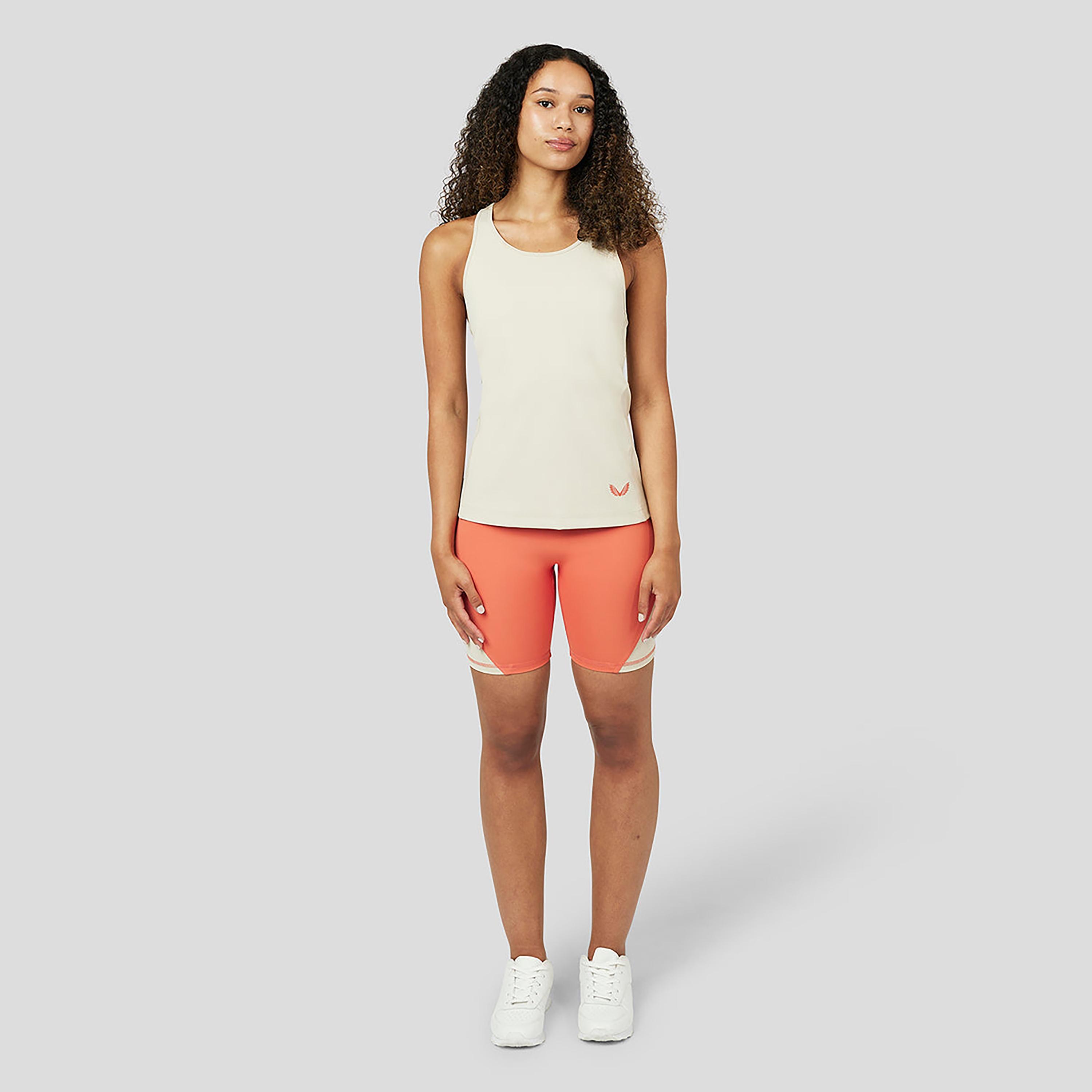 Castore Women's Round Neck Sleeveless Block Vest - White-sports-women-clothing-tshirtsandvests-image-1