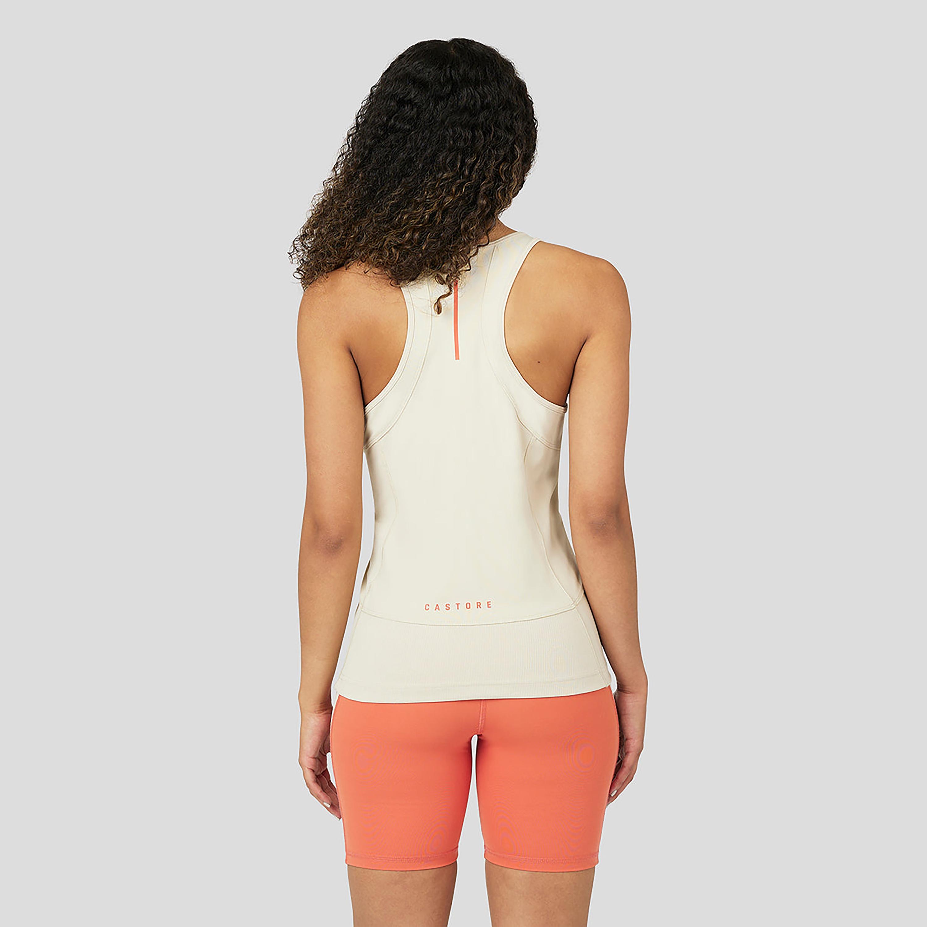 Castore Women's Round Neck Sleeveless Block Vest - White-sports-women-clothing-tshirtsandvests-image-2
