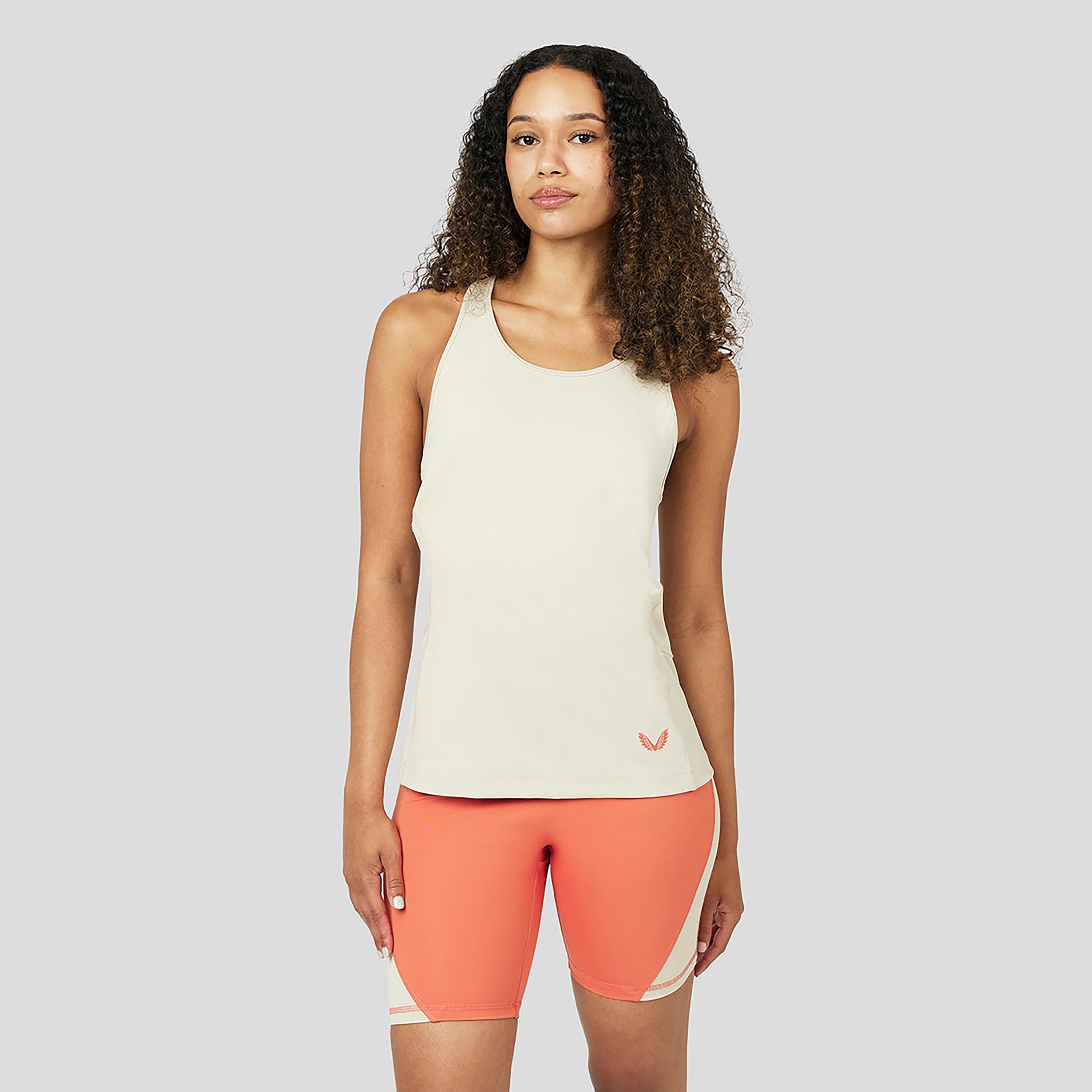 Castore Women's Round Neck Sleeveless Block Vest - White-sports-women-clothing-tshirtsandvests-image-3
