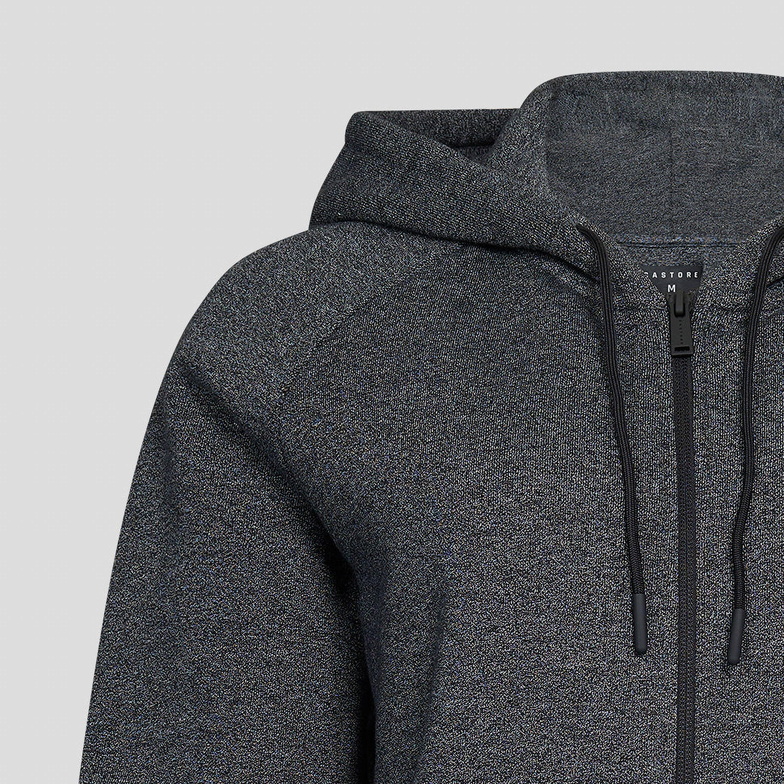 Castore Women's Hooded Neck Long Sleeves Marl Zip Through Hoodie-women-clothing-hoodiesandsweatshirts-hoodies-image-4