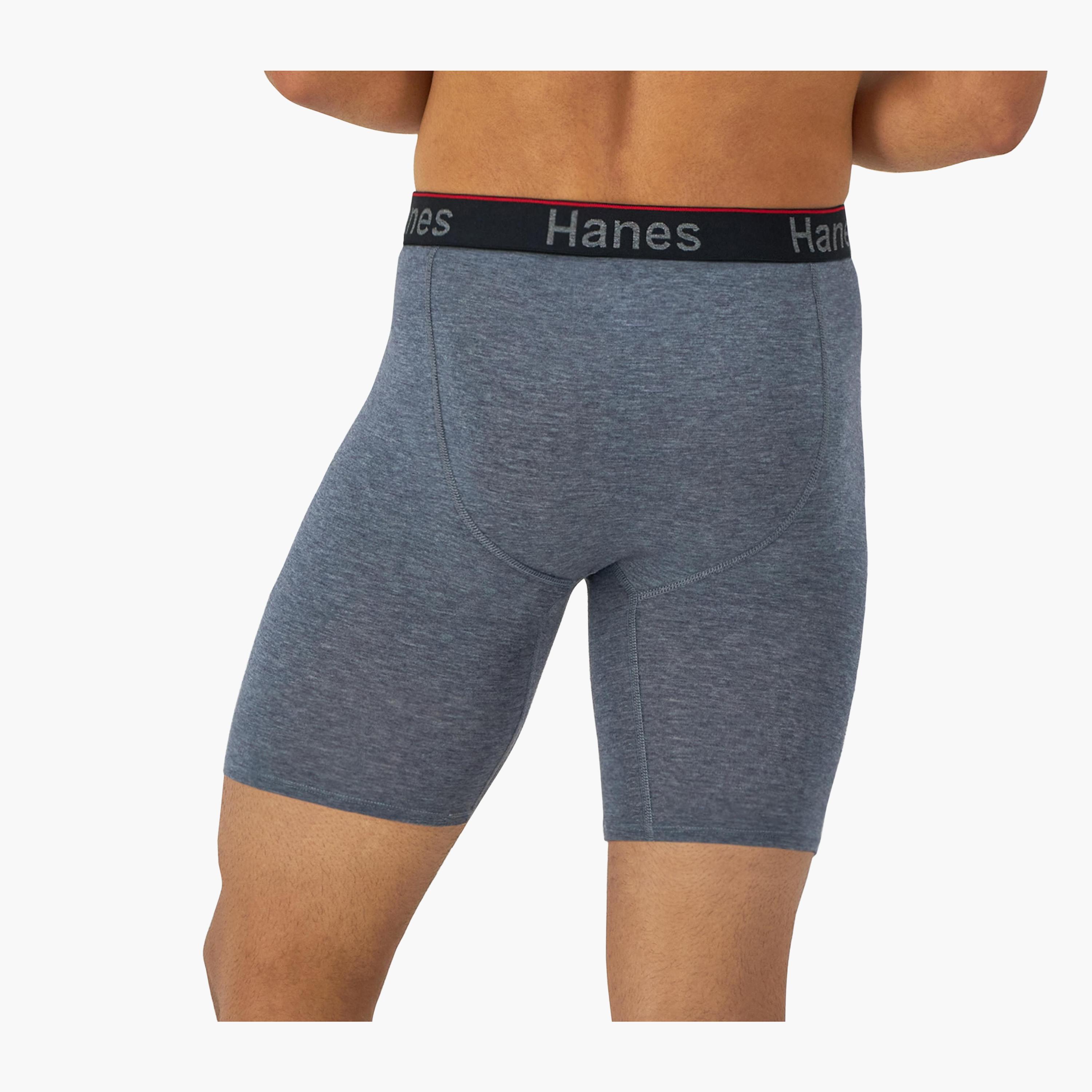 Hanes Pack of 3 Brand Print Waistband Men's Boxer Briefs-men-clothing-innerwear-underwear-image-5