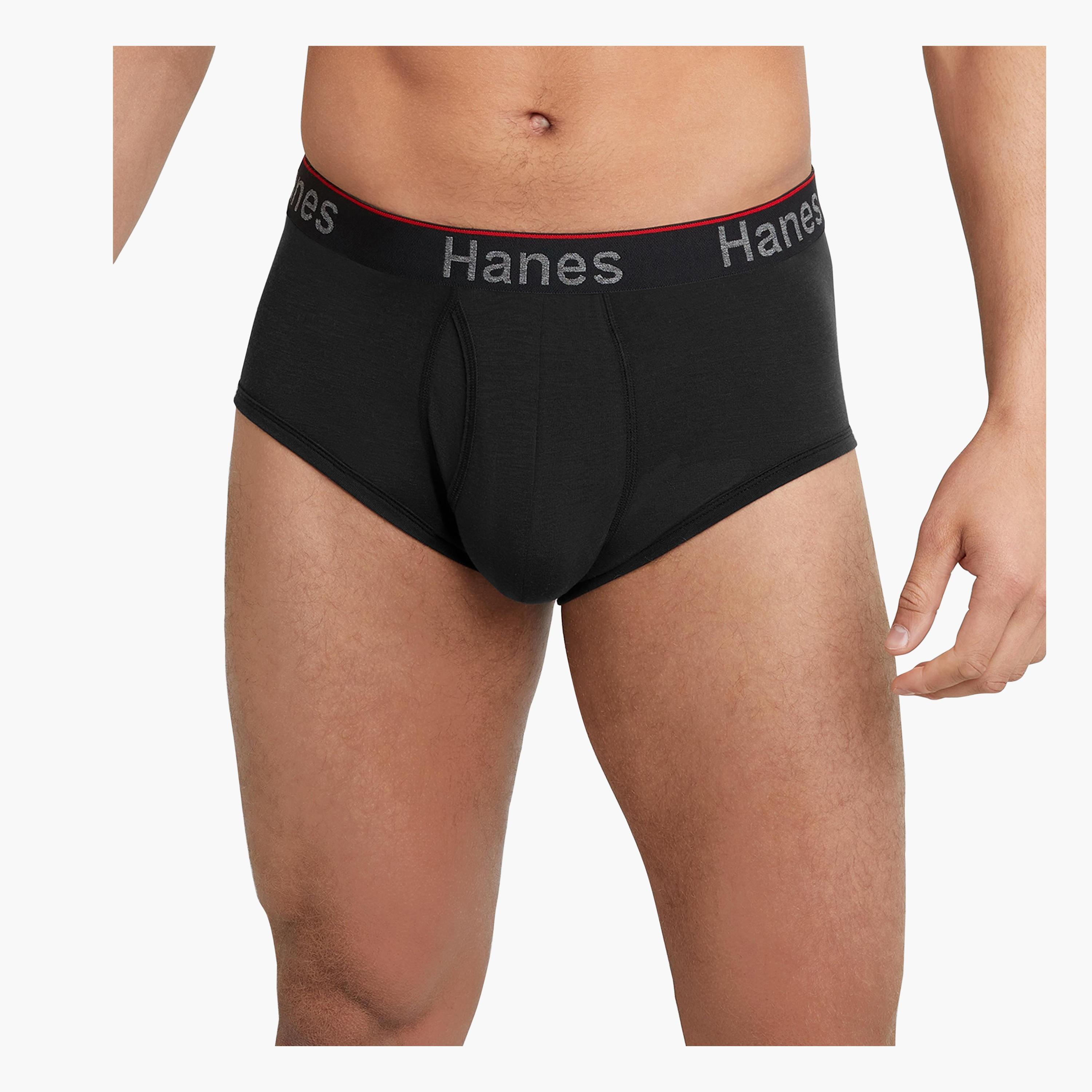Hanes Pack of 3 Brand Print Waistband Men's Briefs-men-clothing-innerwear-underwear-image-2