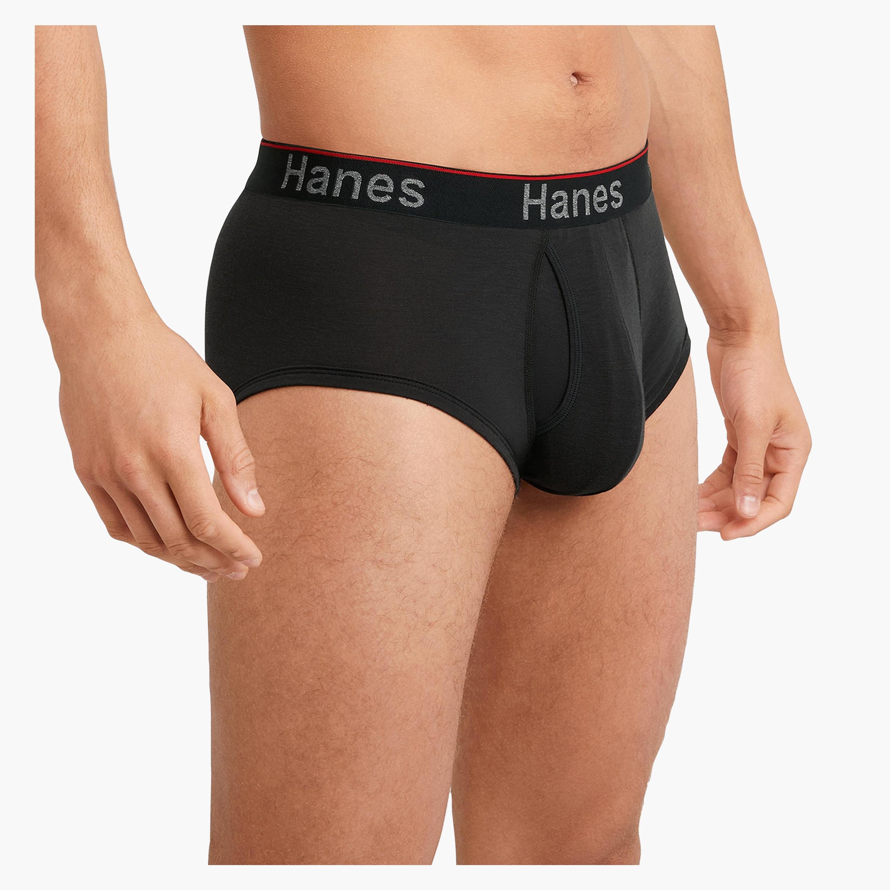 Hanes Pack of 3 Brand Print Waistband Men's Briefs-men-clothing-innerwear-underwear-image-3