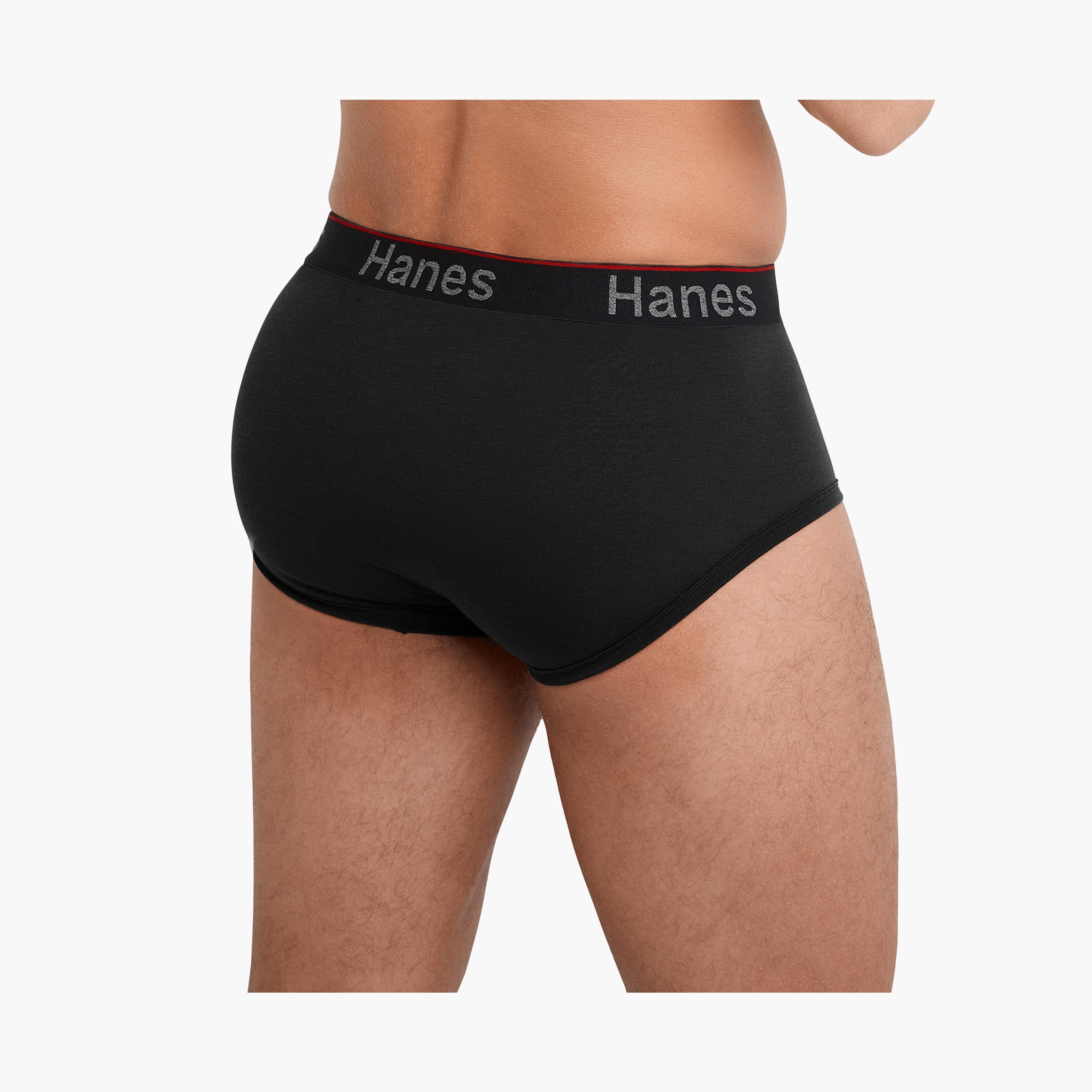 Hanes Pack of 3 Brand Print Waistband Men's Briefs-men-clothing-innerwear-underwear-image-4