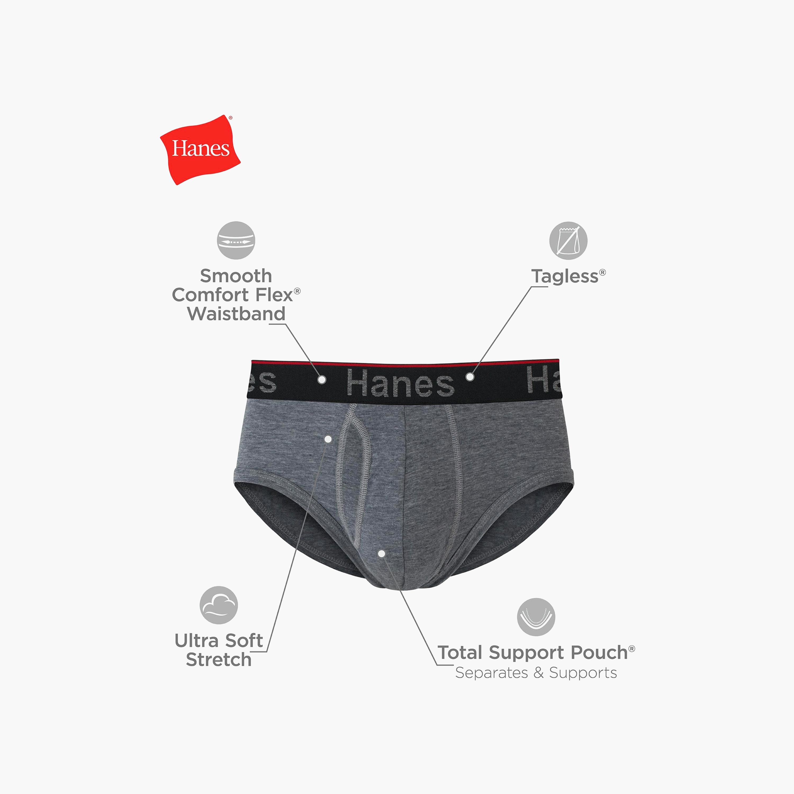 Hanes Pack of 3 Brand Print Waistband Men's Briefs-men-clothing-innerwear-underwear-image-5