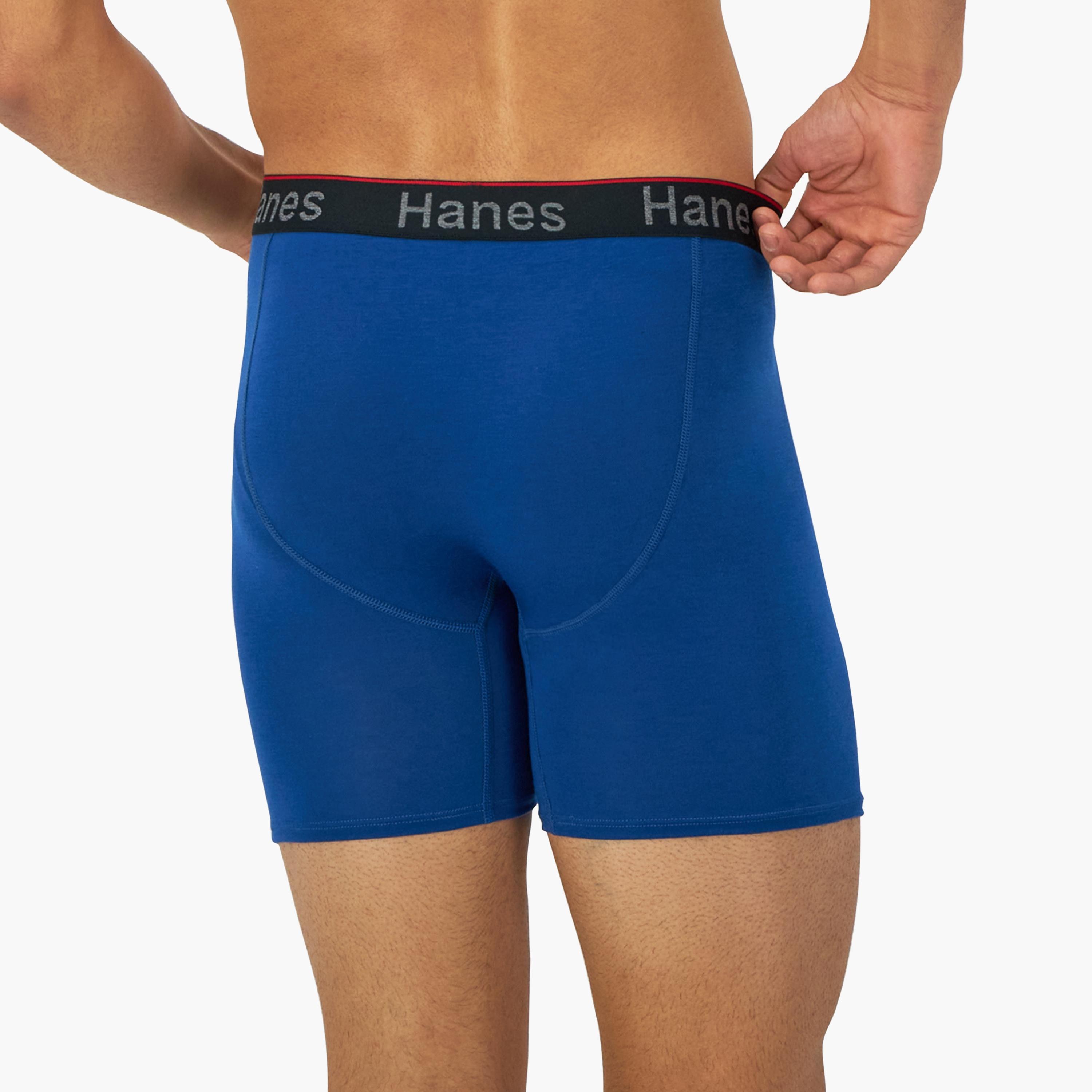 Hanes Pack of 3 Brand Print Waistband Men's Boxer Briefs-men-clothing-innerwear-underwear-image-4