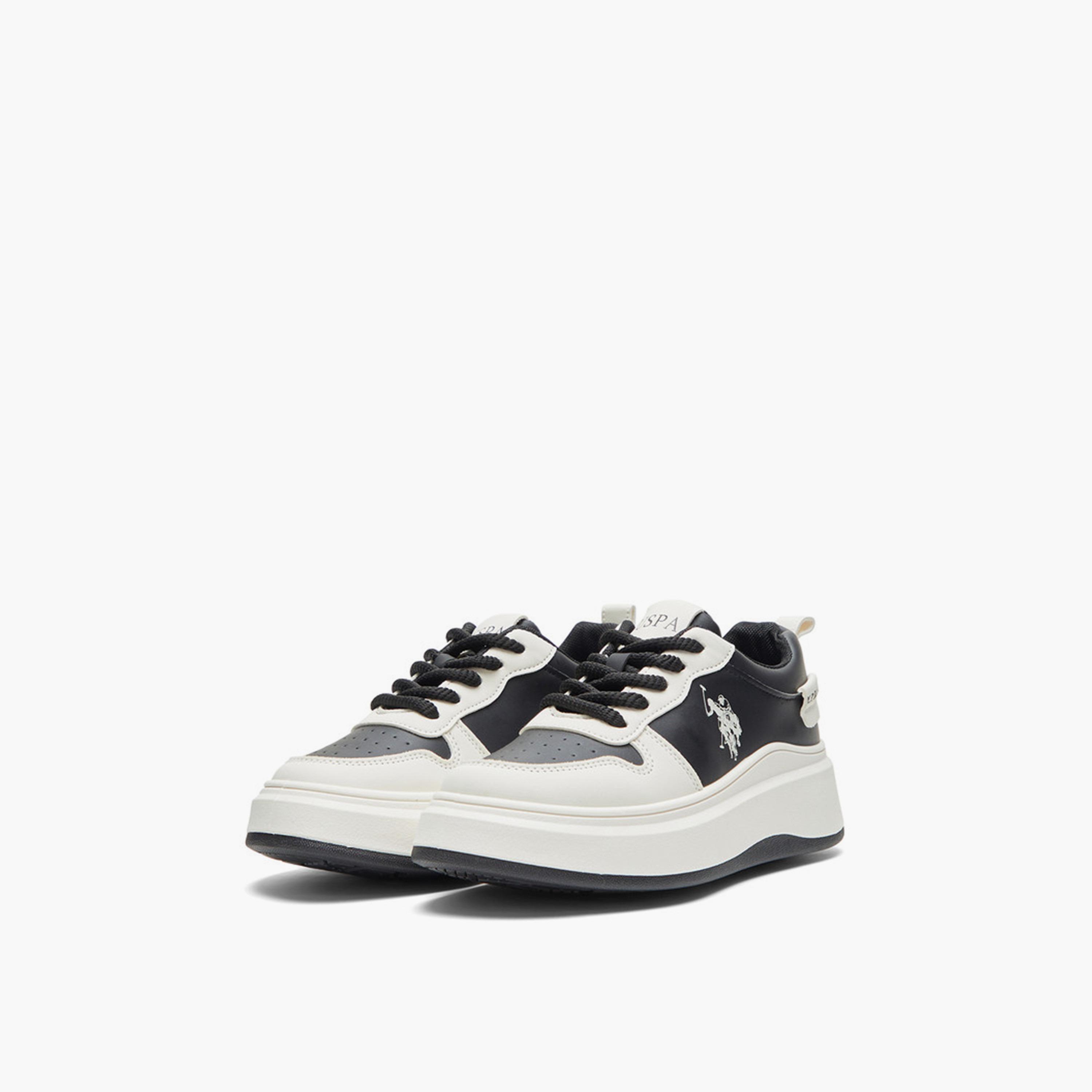 U.S. Polo Assn Women's Lace-Up Low Ankle Sneakers | CHAPPY-GLB-5FX-women-shoes-sneakers-image-3