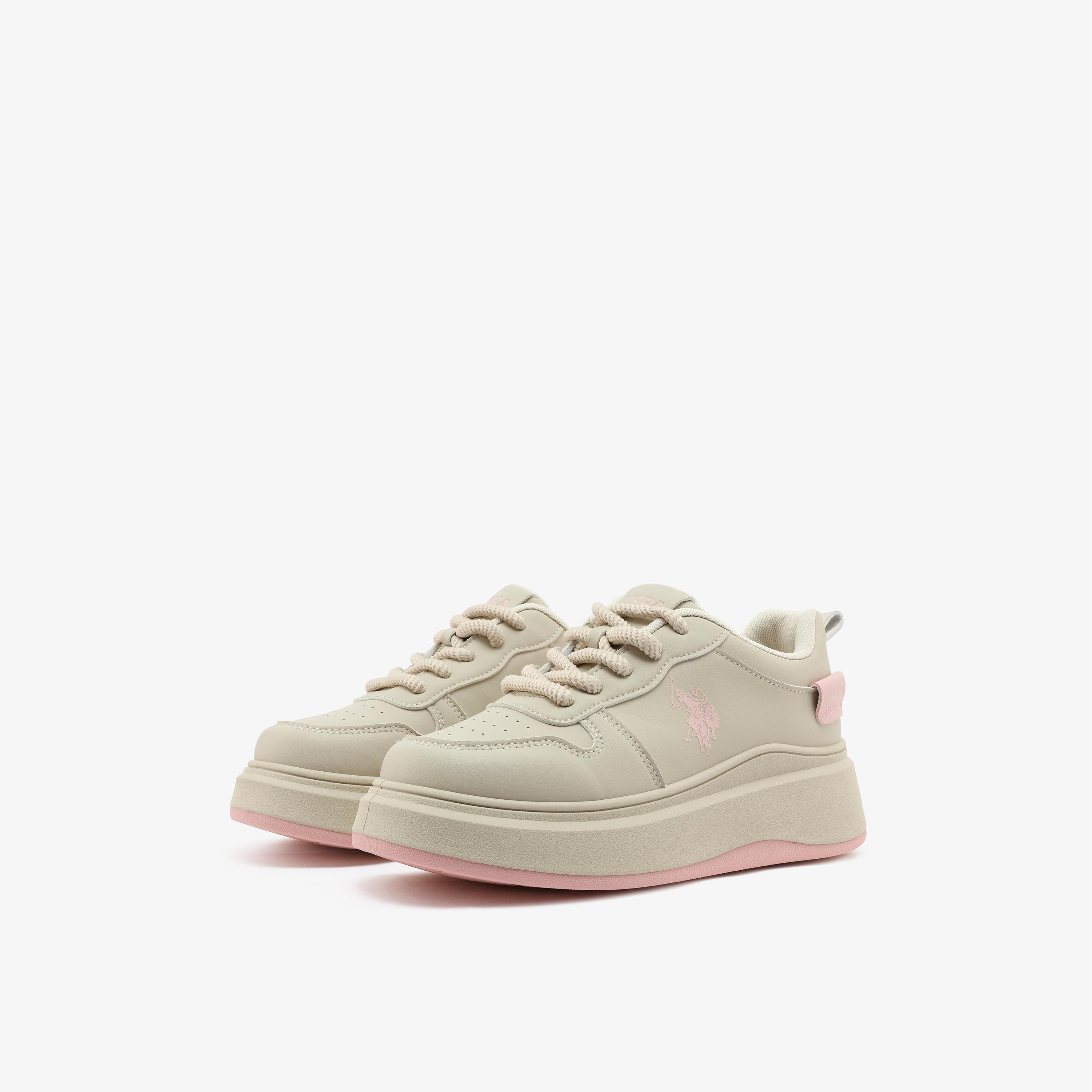 يو. اس. بولو اسن - حذاء رياضي برباط وكعب سميك منخفض الكاحل للنساء | CHAPPY-GLB-6FX-women-shoes-sneakers-image-1