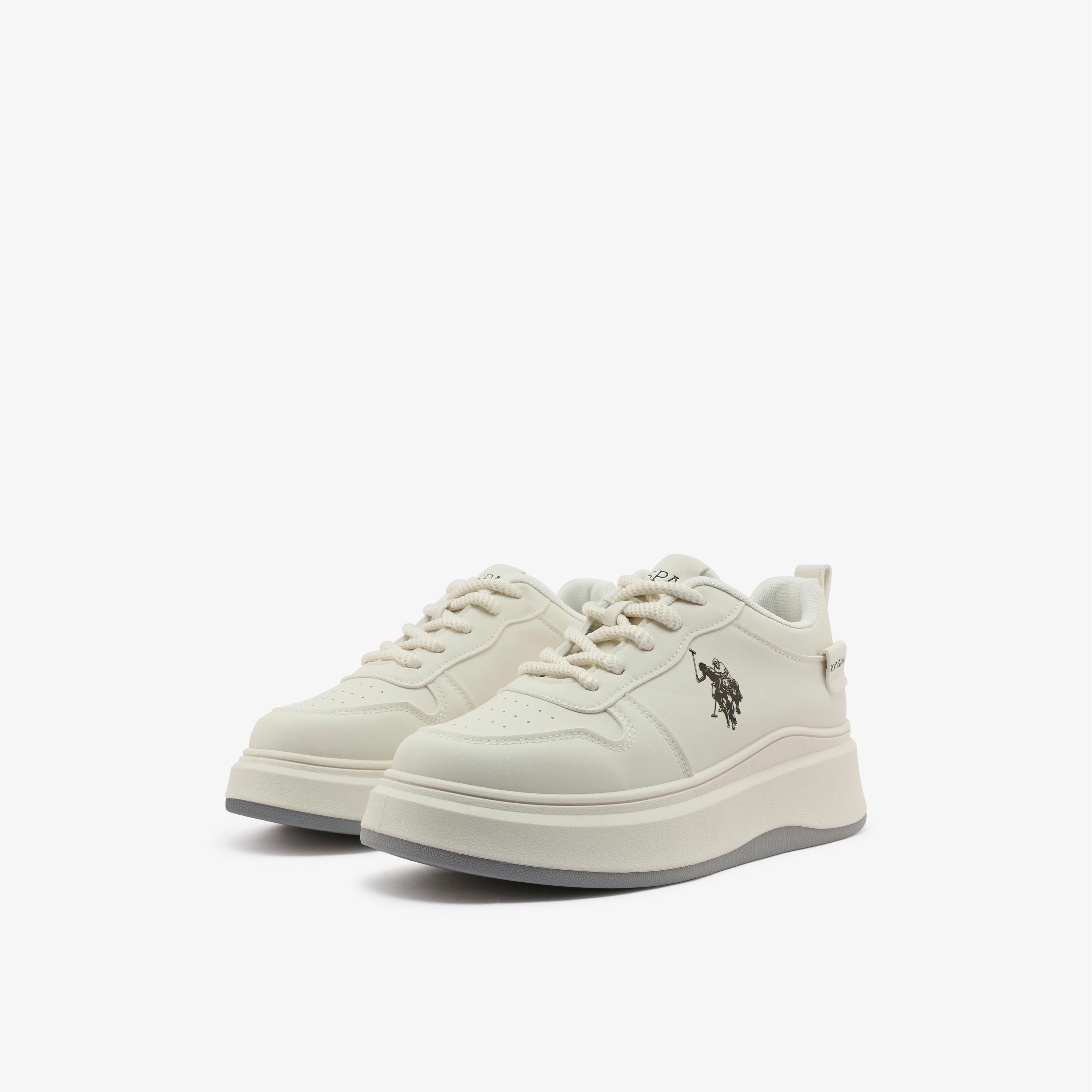 U.S. Polo Assn Women's Lace-Up Chunky Low Ankle Sneakers | CHAPPY-GLB-6FX-women-shoes-sneakers-image-1