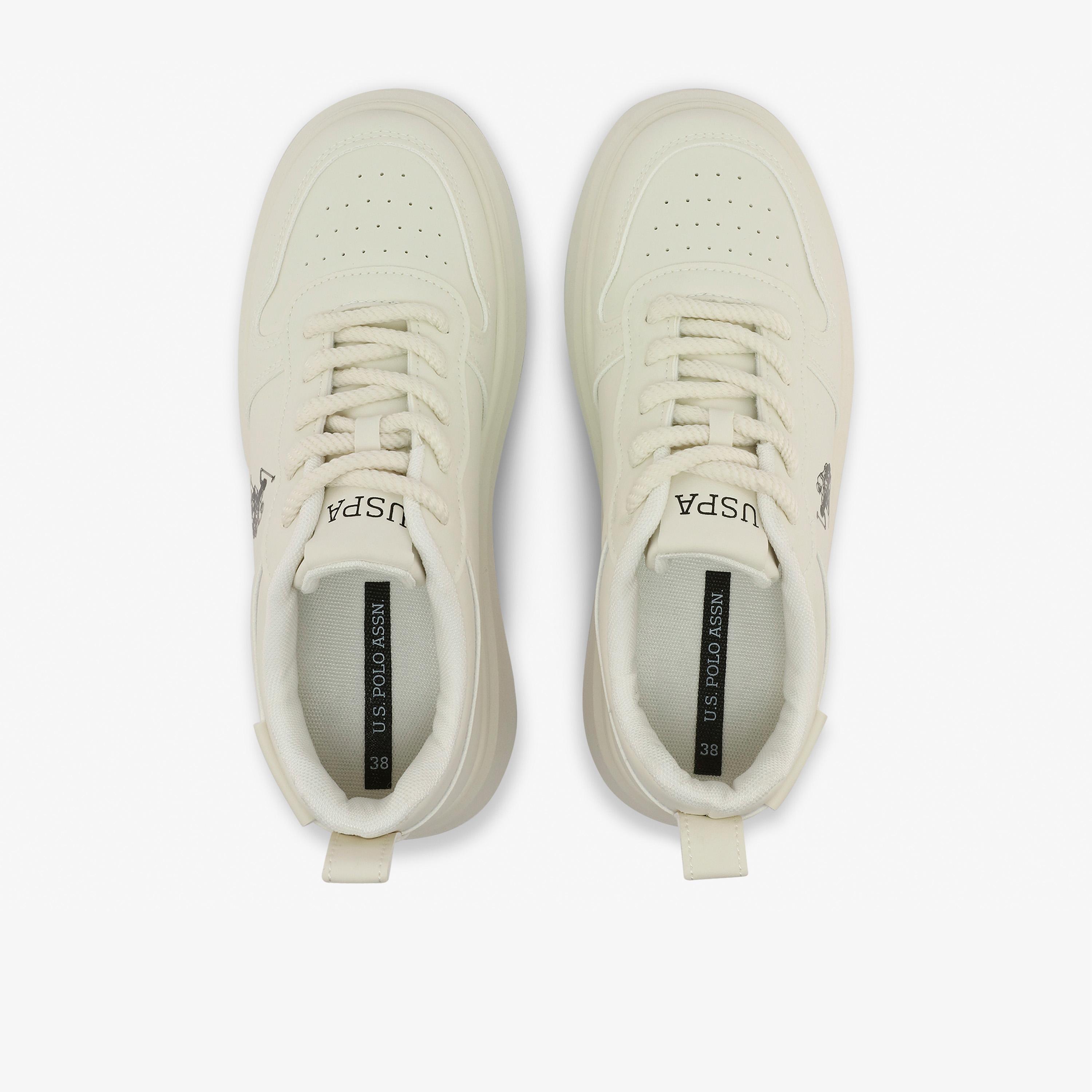 U.S. Polo Assn Women's Lace-Up Chunky Low Ankle Sneakers | CHAPPY-GLB-6FX-women-shoes-sneakers-image-4