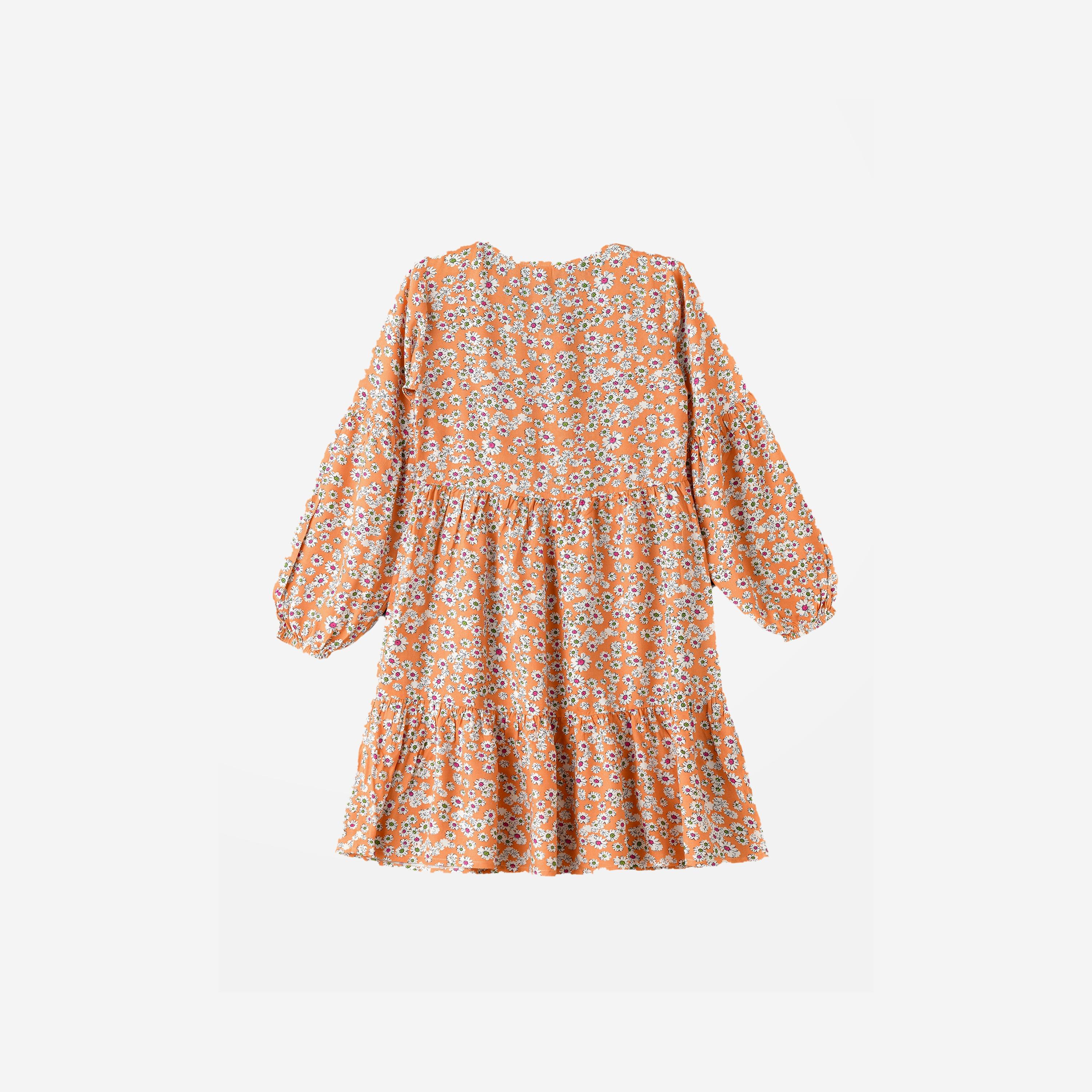 UniqKidz Floral Printed Long Sleeves Dress-girls-clothing-dressesandjumpsuits-image-2