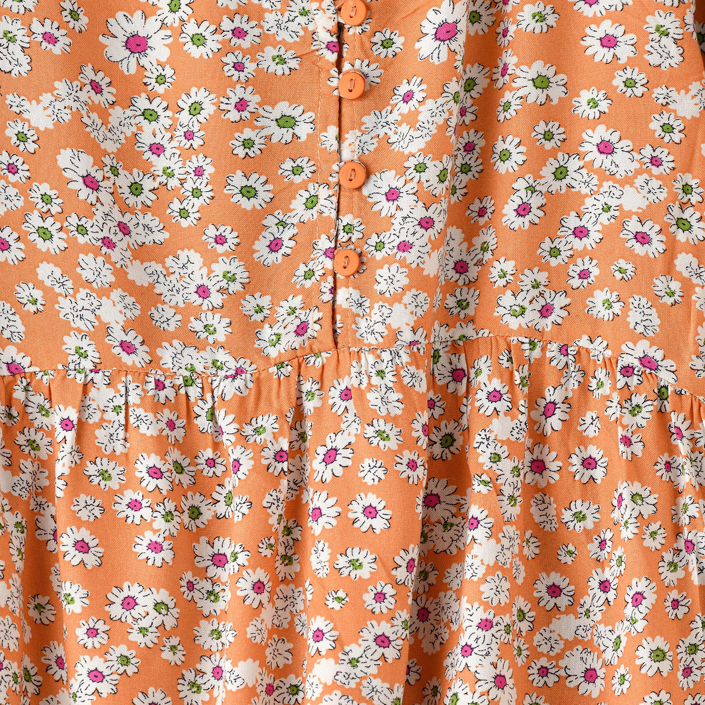UniqKidz Floral Printed Long Sleeves Dress-girls-clothing-dressesandjumpsuits-image-3