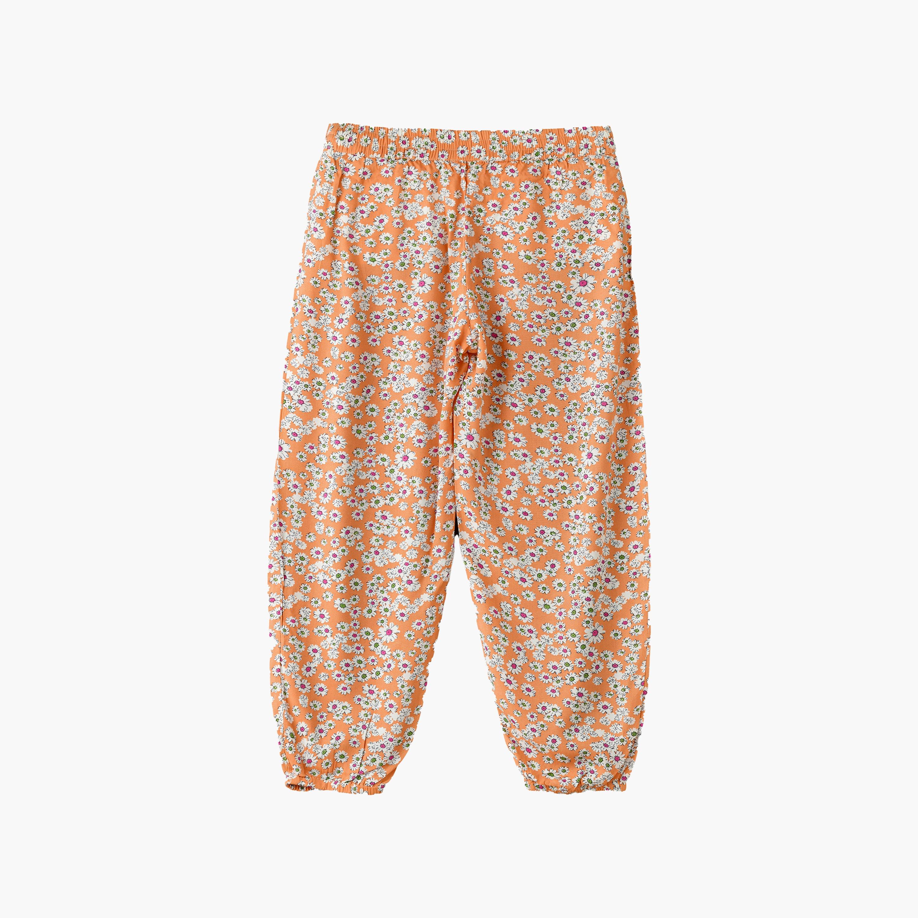 UniqKidz Floral Elasticated Pants-girls-clothing-bottoms-trousers-image-2