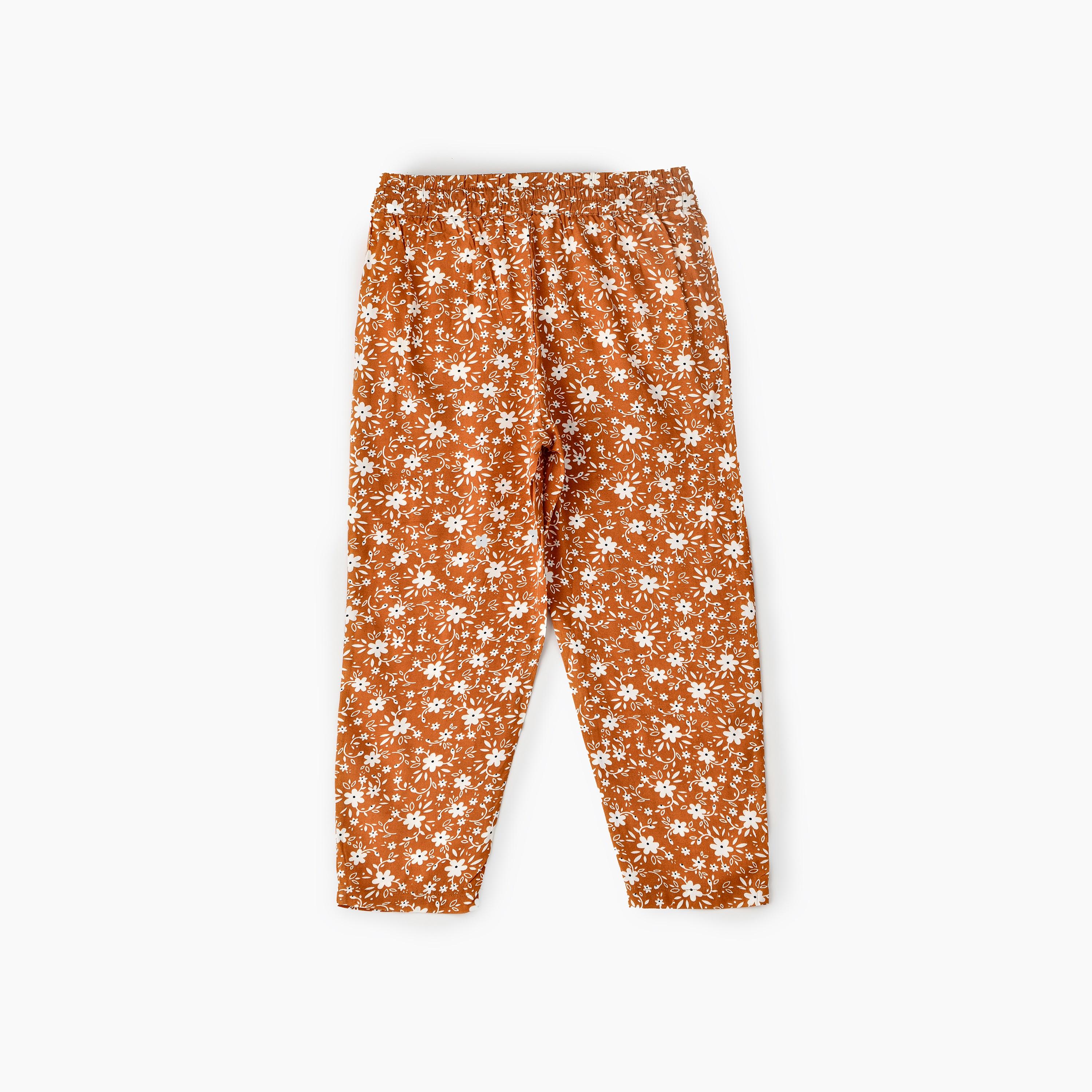 UniqKidz All Over Printed Pants for Girls-girls-clothing-bottoms-trousers-image-4