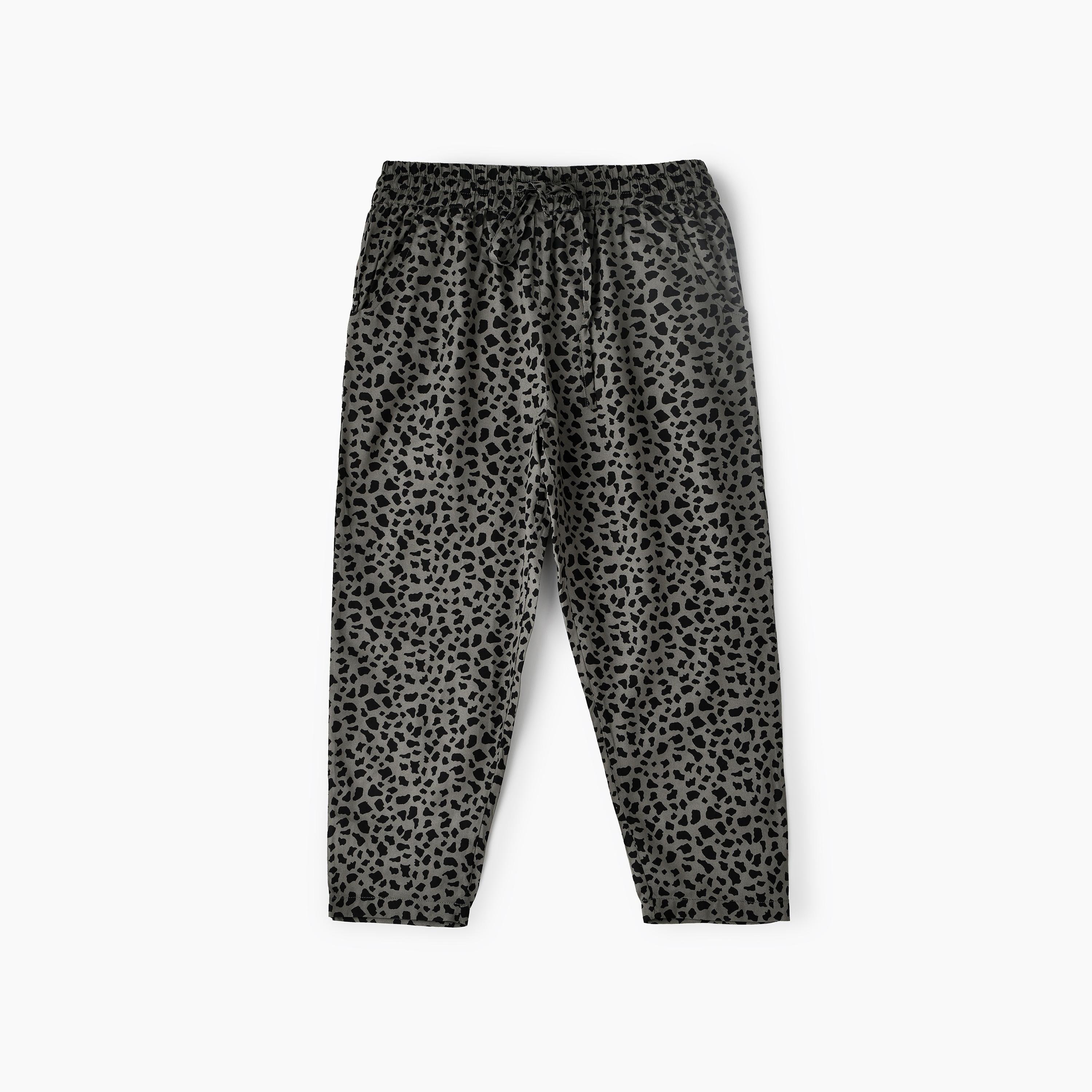 UniqKidz All Over Printed Pants for Girls-girls-clothing-bottoms-trousers-image-1