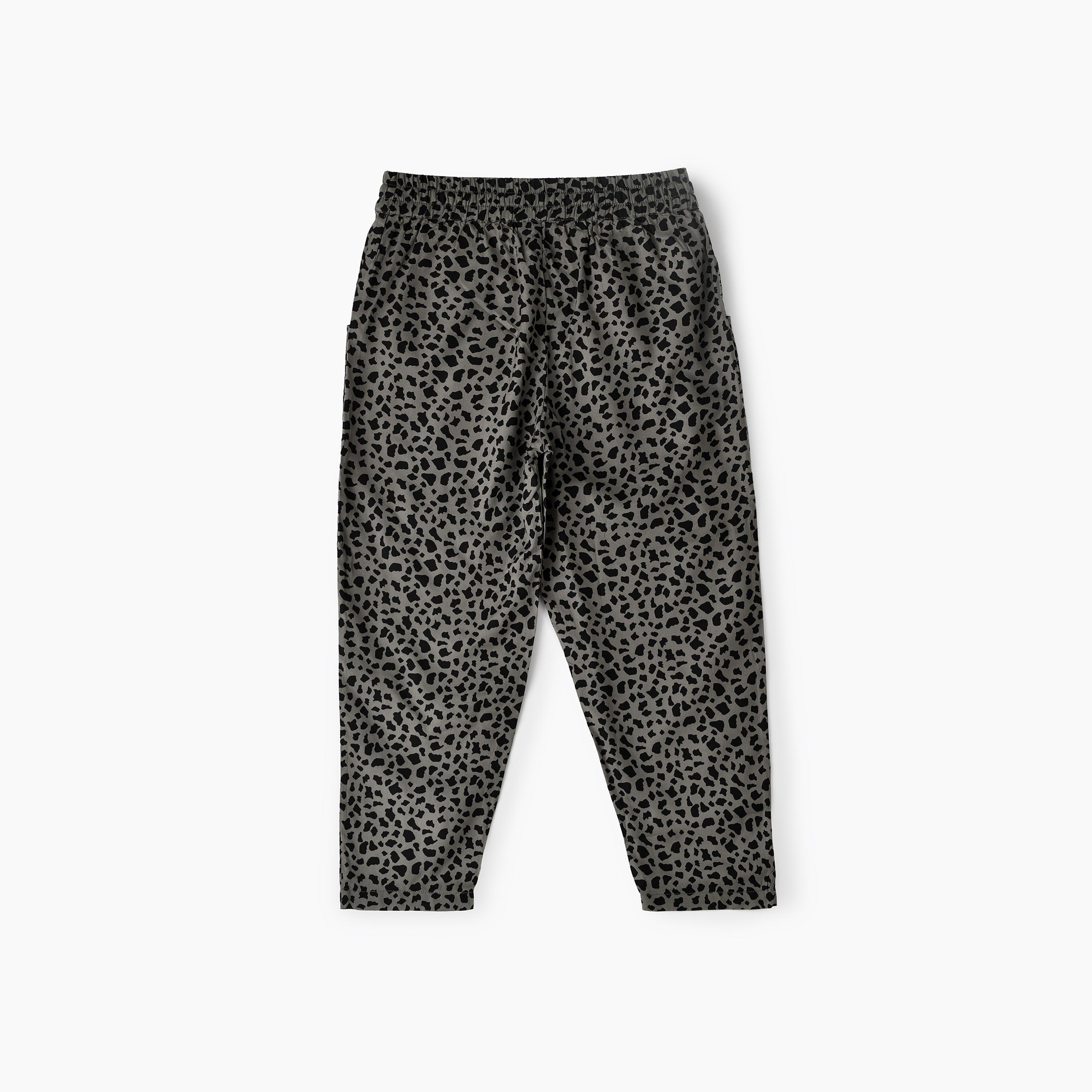 UniqKidz All Over Printed Pants for Girls-girls-clothing-bottoms-trousers-image-4