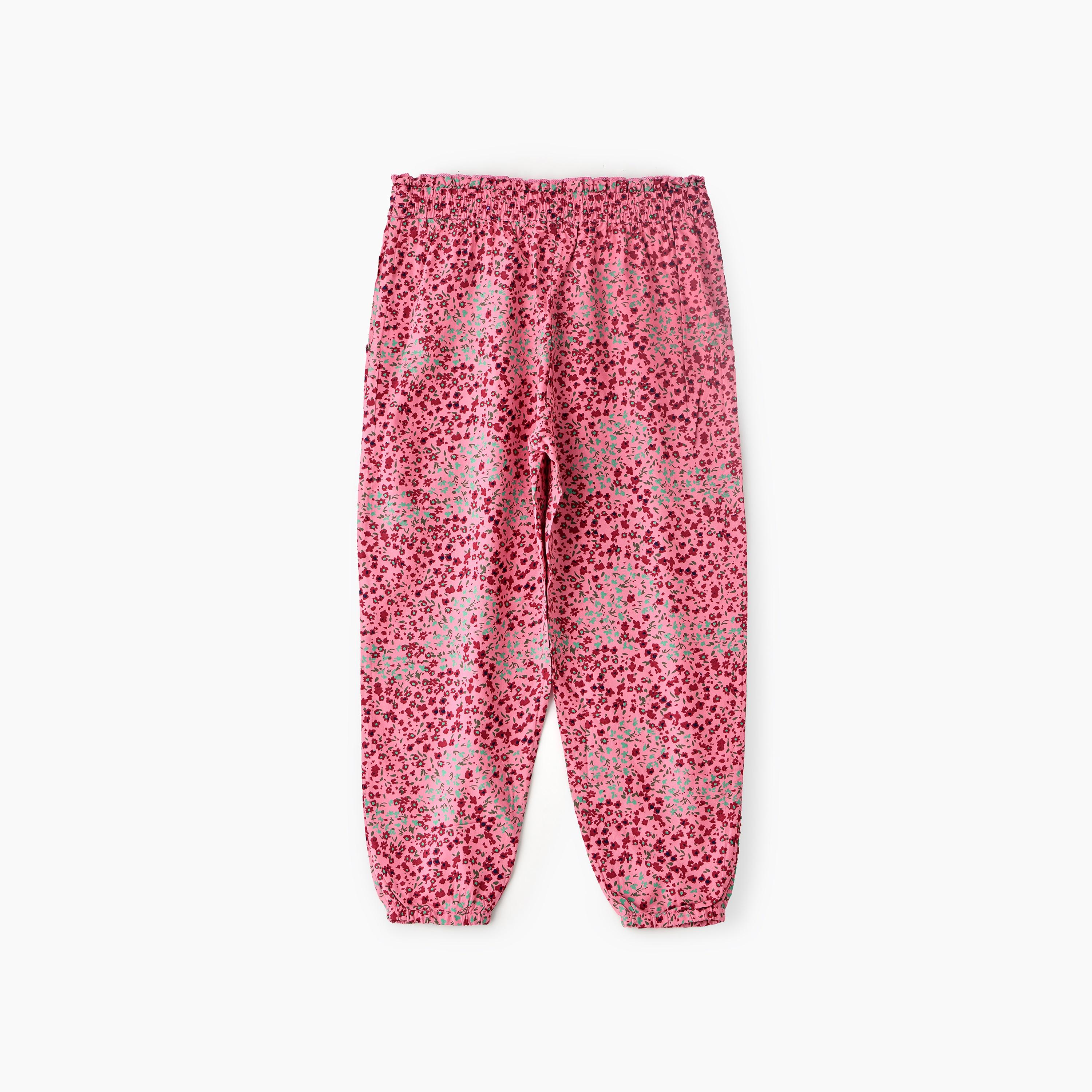 UniqKidz All Over Printed Pants for Girls-girls-clothing-bottoms-trousers-image-4
