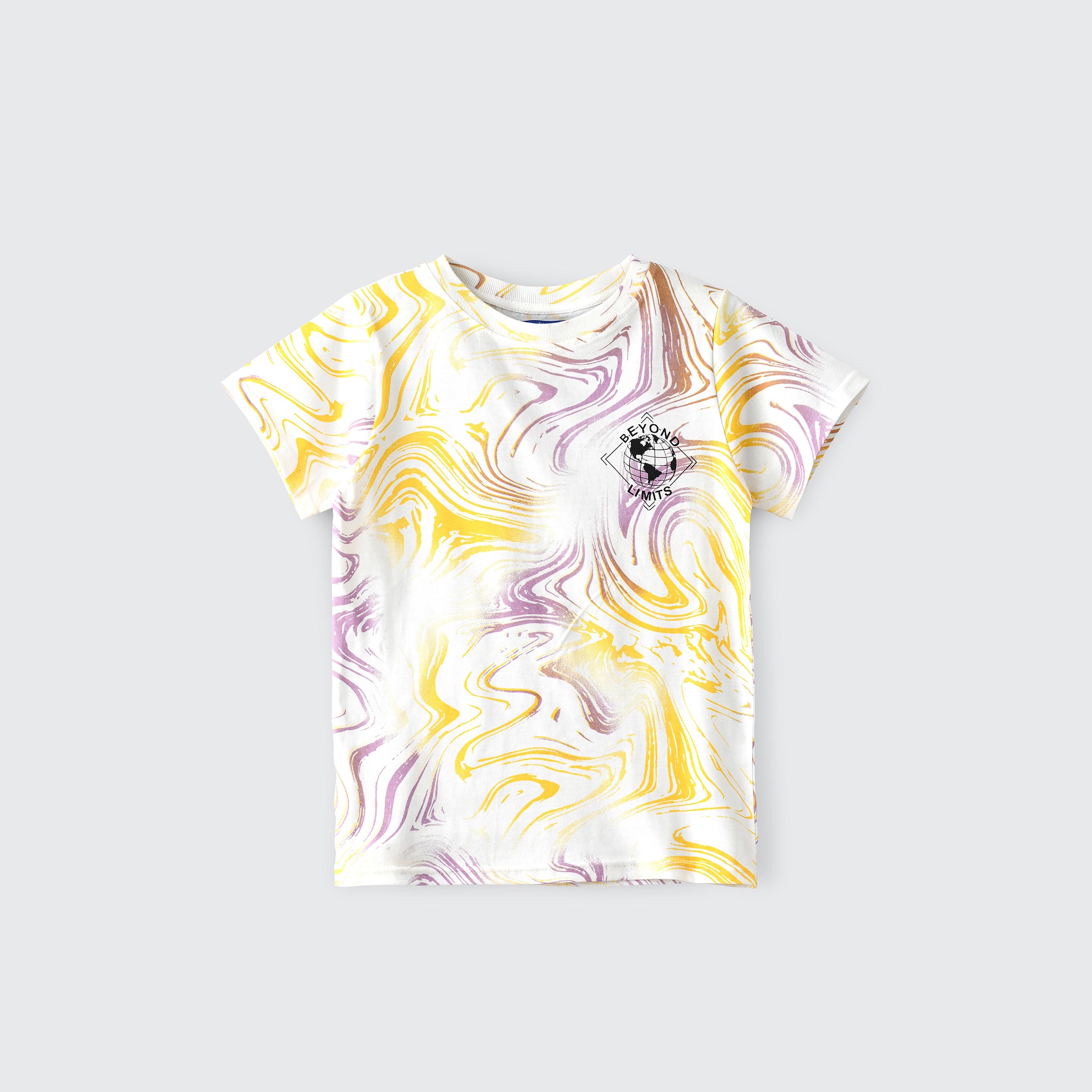 تي شيرت بأكمام قصيرة مطبوع من يونيك كيدز-boys-clothing-tshirtsandpolos-image-1
