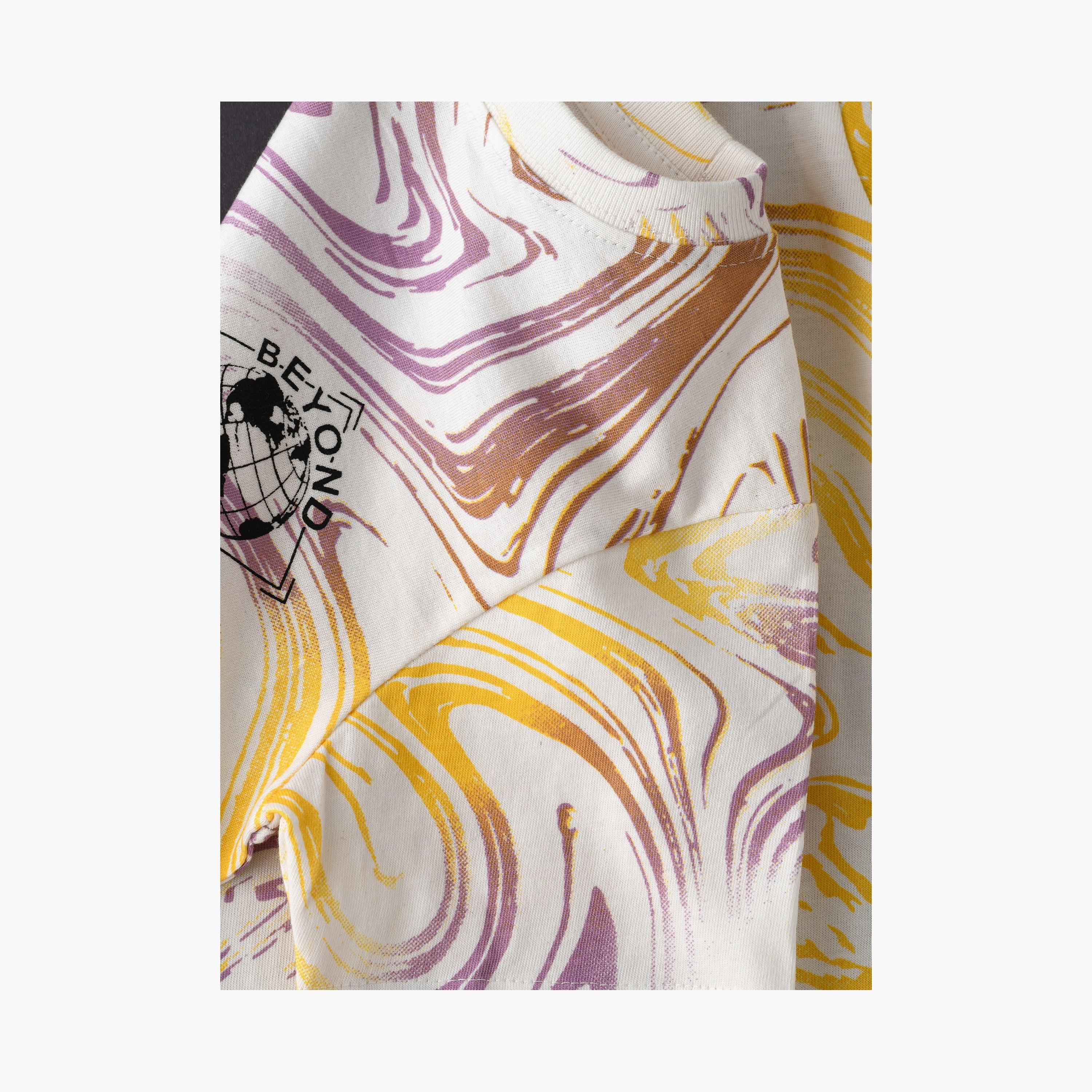 تي شيرت بأكمام قصيرة مطبوع من يونيك كيدز-boys-clothing-tshirtsandpolos-image-4