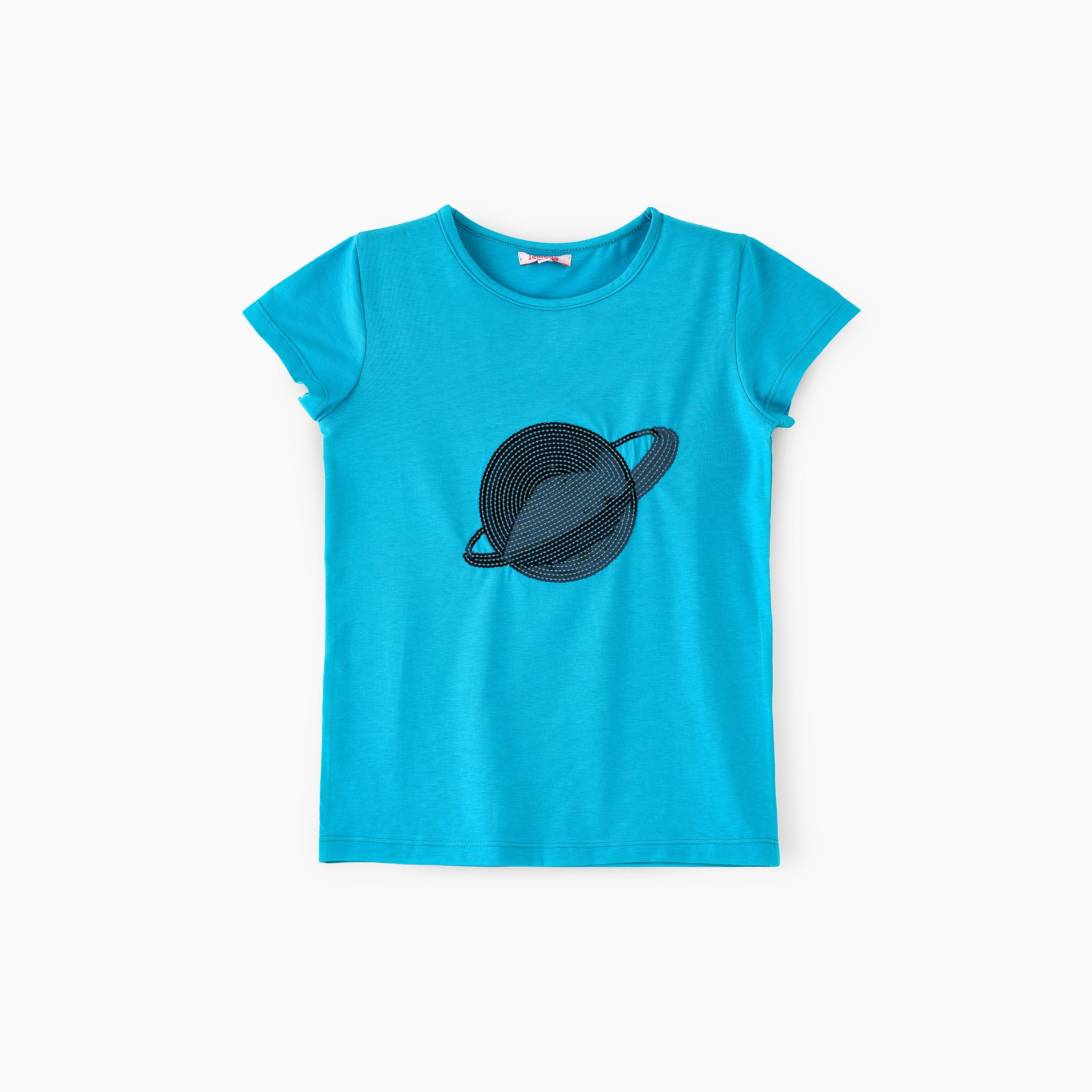 UniqKidz Embellished Short Sleeves T-Shirt-girls-clothing-tshirts-image-1