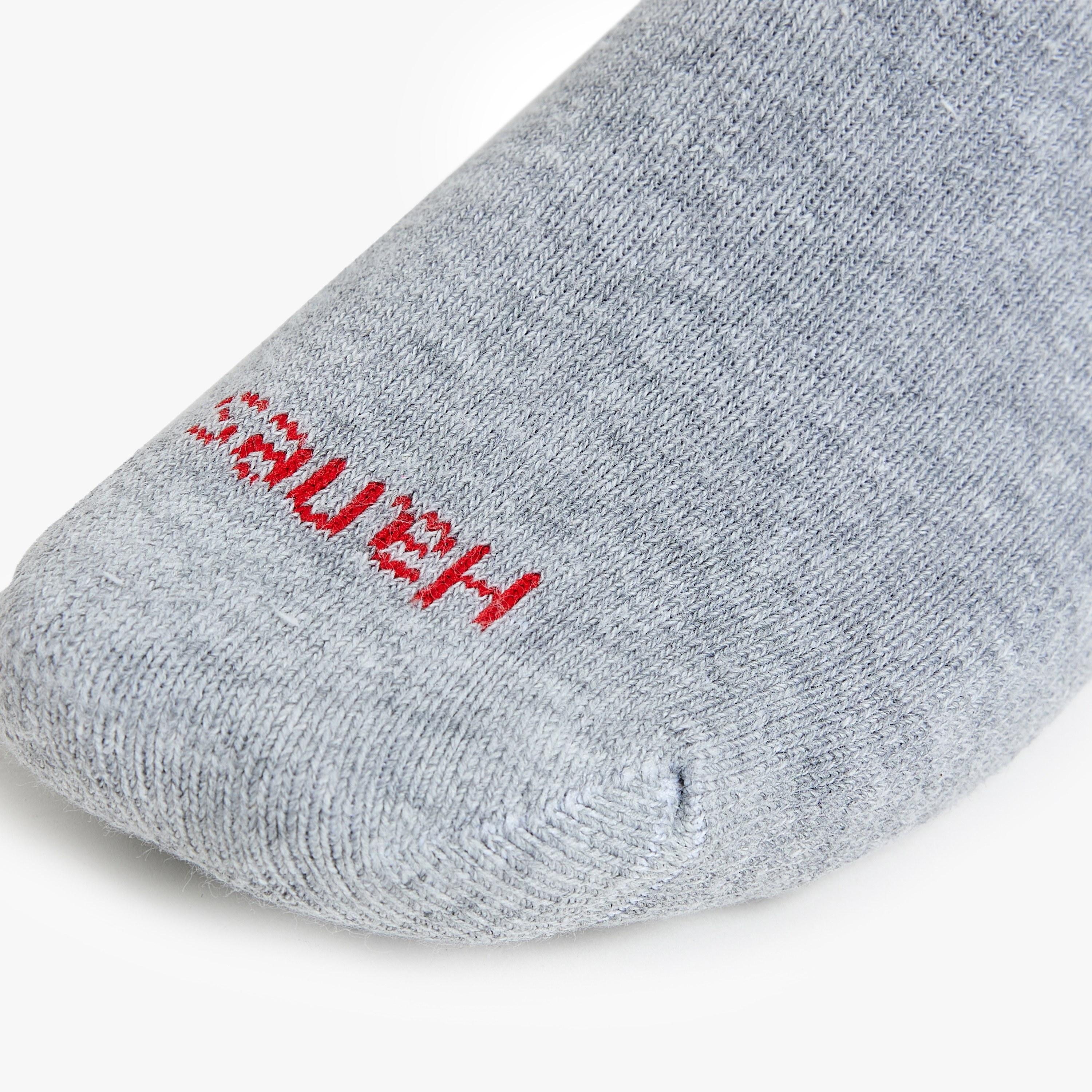 Hanes Pack of 6 Plain Crew Length Men's Socks-men-socks-image-3
