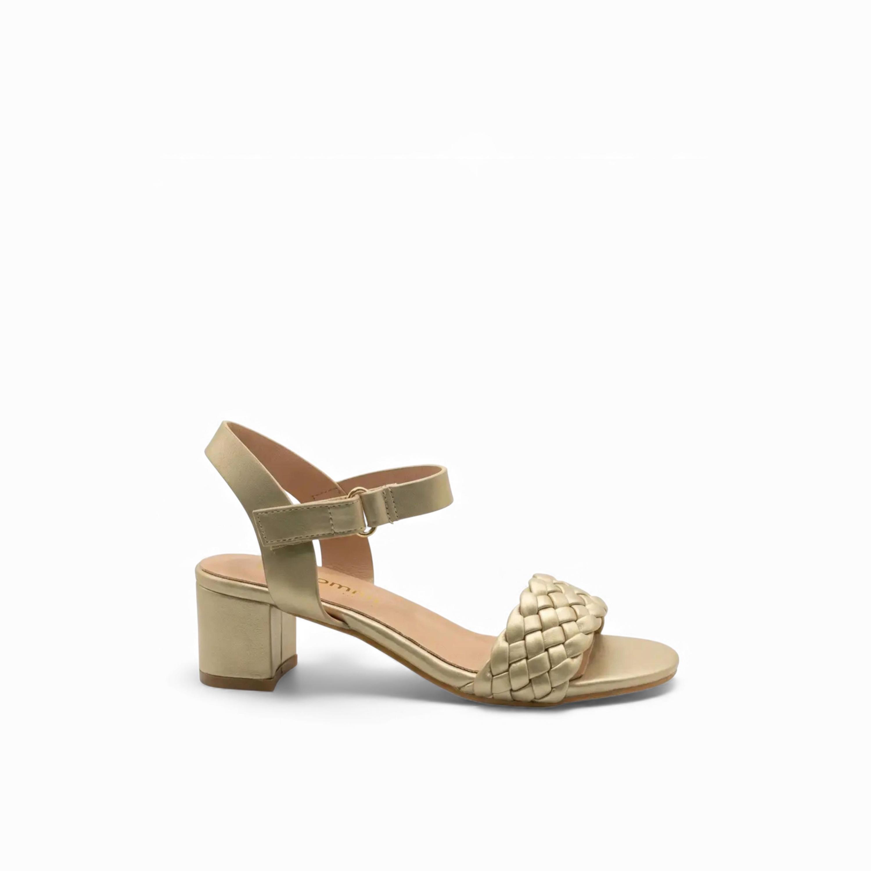 جيومني - صندل لوريل بكعب ومشبك وحلقة للبنات | CLD0326-25-GOLD-girls-shoes-sandals-image-4