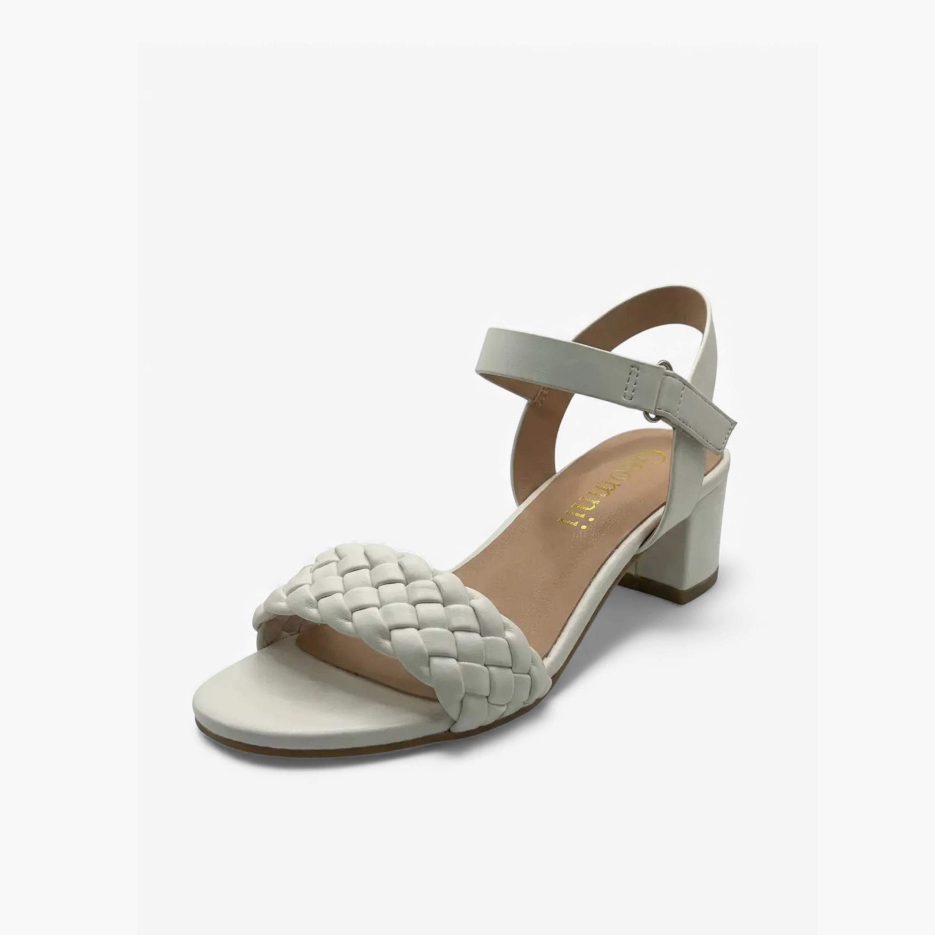 Geoomnii Girls Hook & Loop Dealleas Heel Sandals | CLD0326-25-WHITE-girls-shoes-sandals-image-4