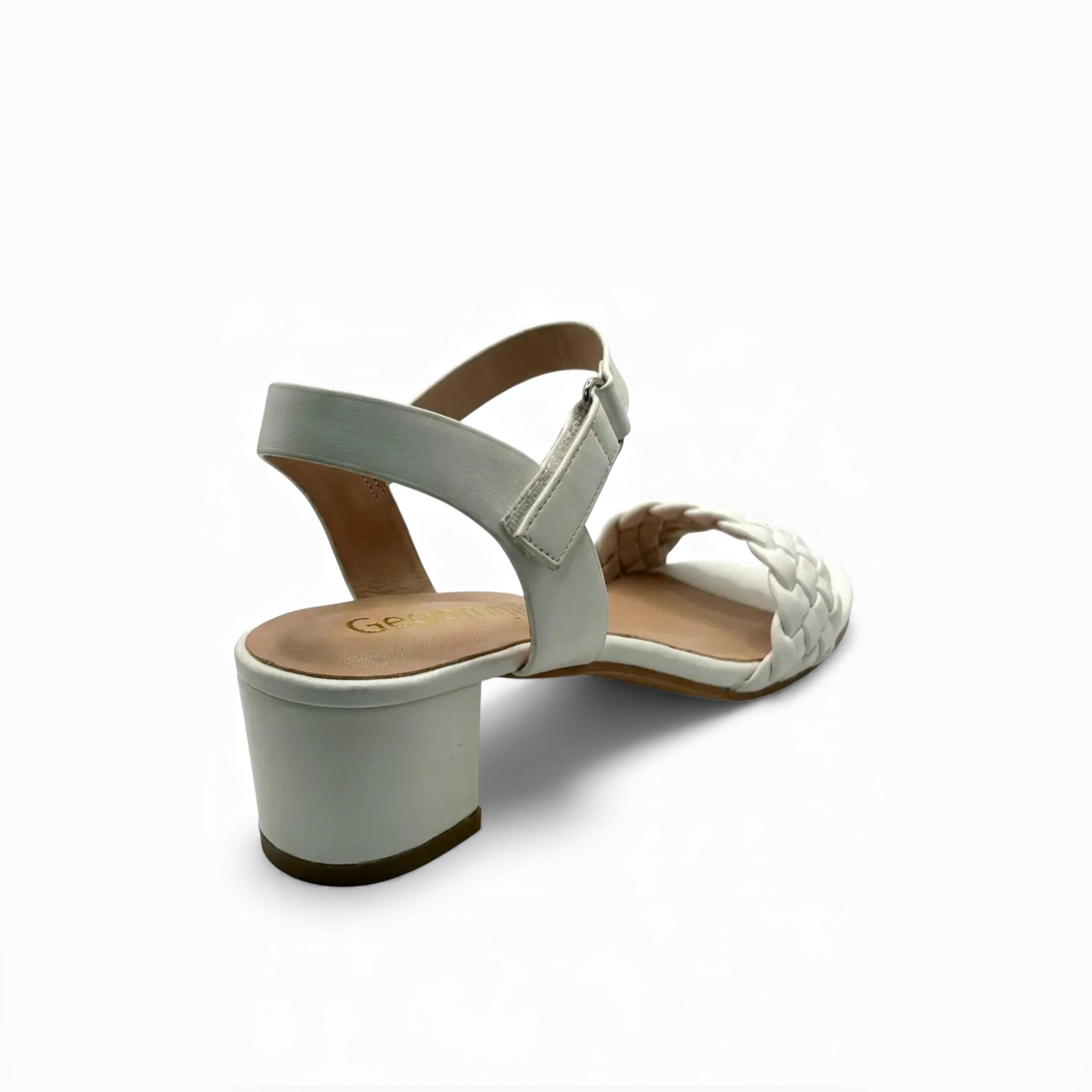 Geoomnii Girls Hook & Loop Dealleas Heel Sandals | CLD0326-25-WHITE-girls-shoes-sandals-image-5