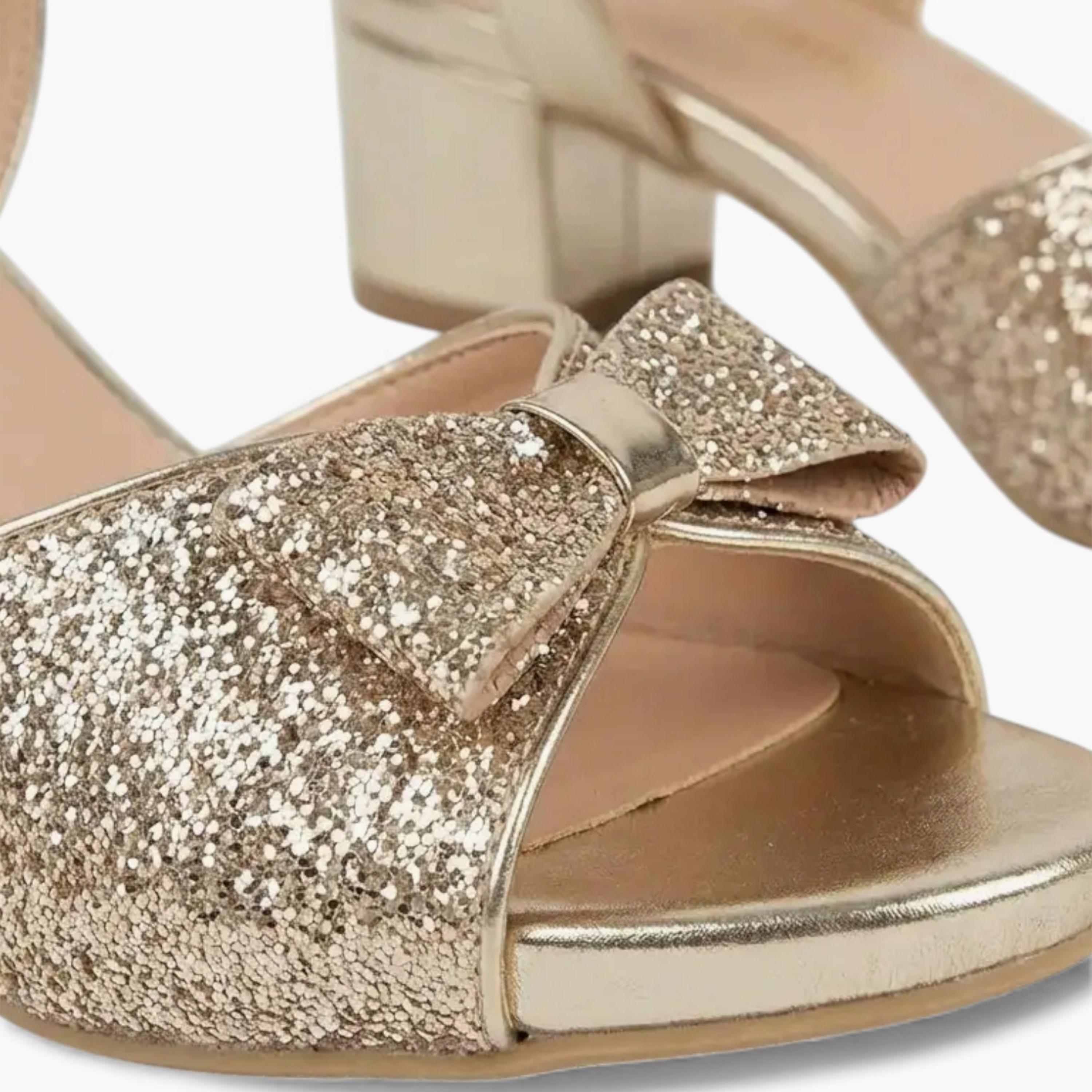 جيومني - صندل ميلينيا بكعب عالٍ وإبزيم للبنات | CLD0326-51-GOLD-girls-shoes-sandals-image-2